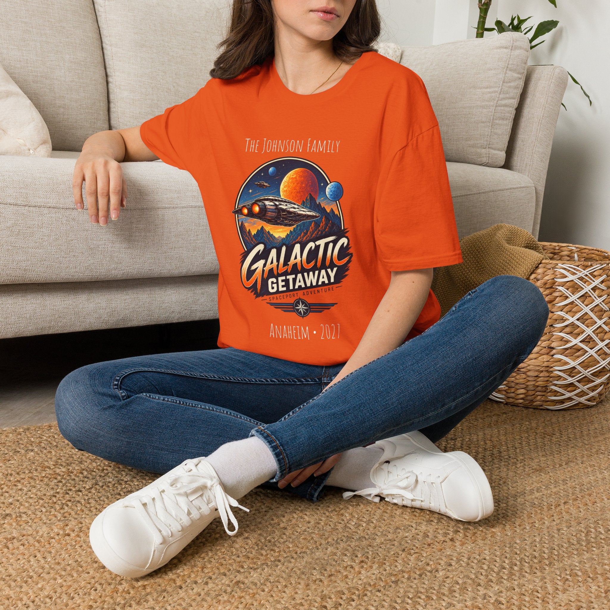 Galactic Getaway Space Adventure Park Tee