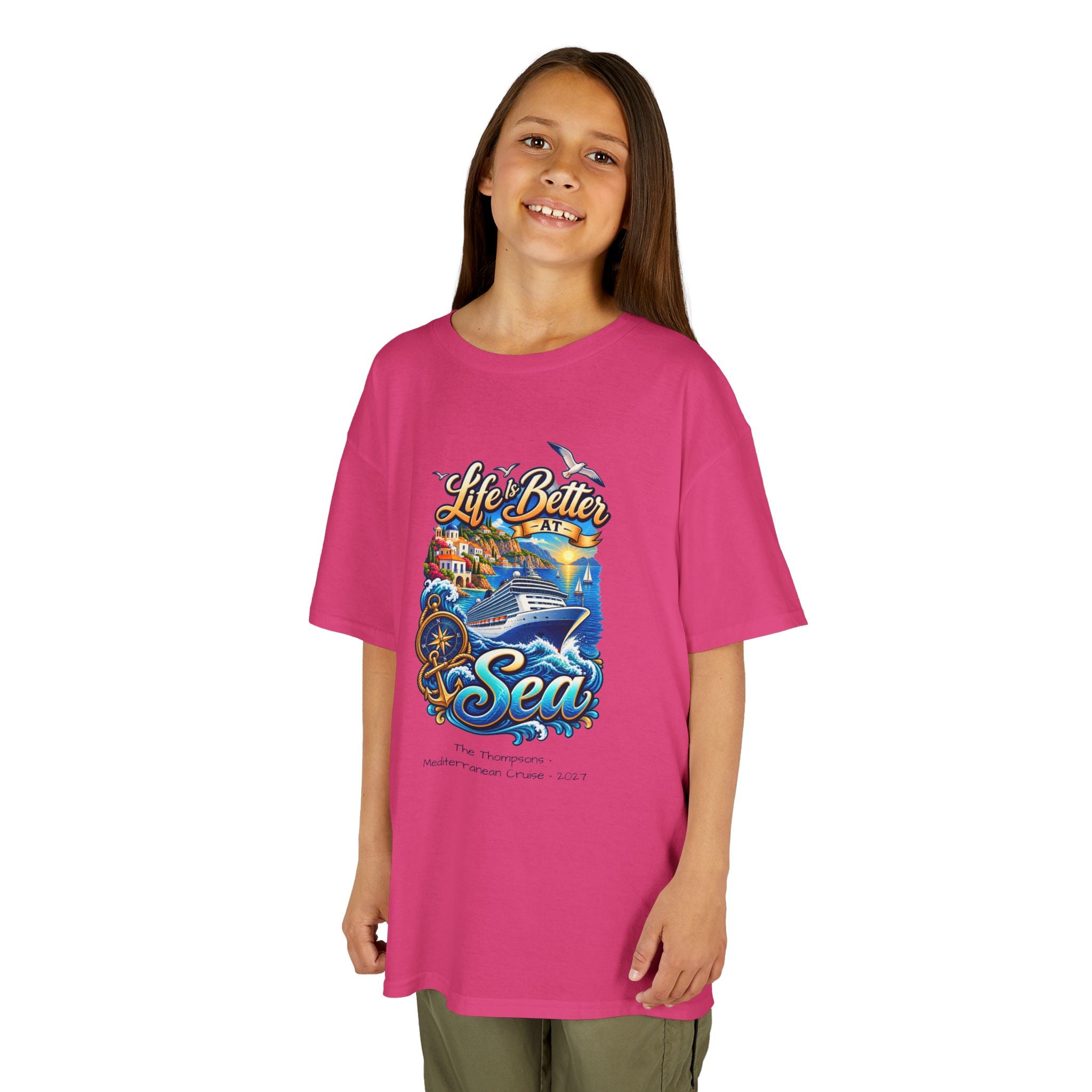 Mediterranean Cruise Life is Better at Sea Kids Tee