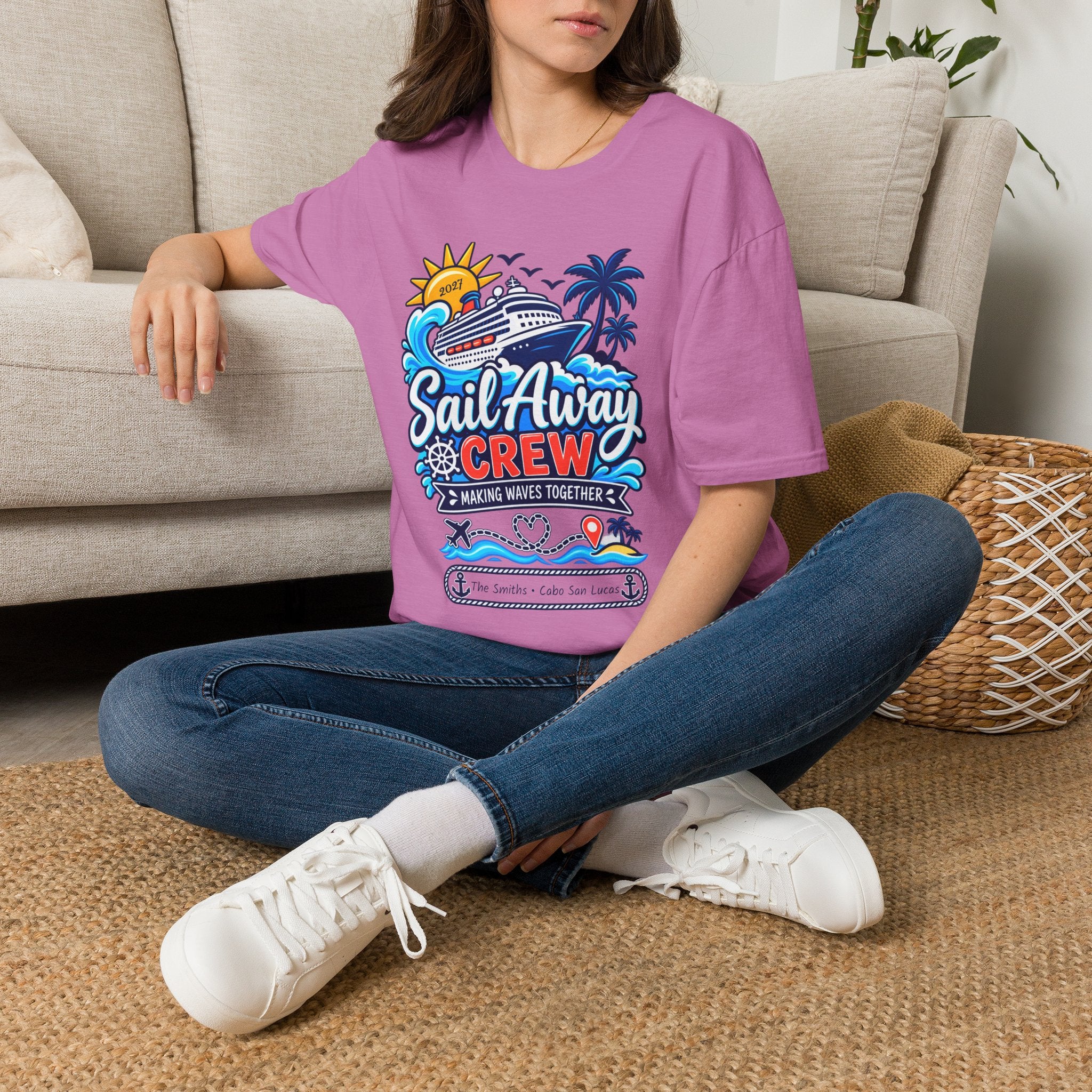 Custom Sail Away Cruise Tee
