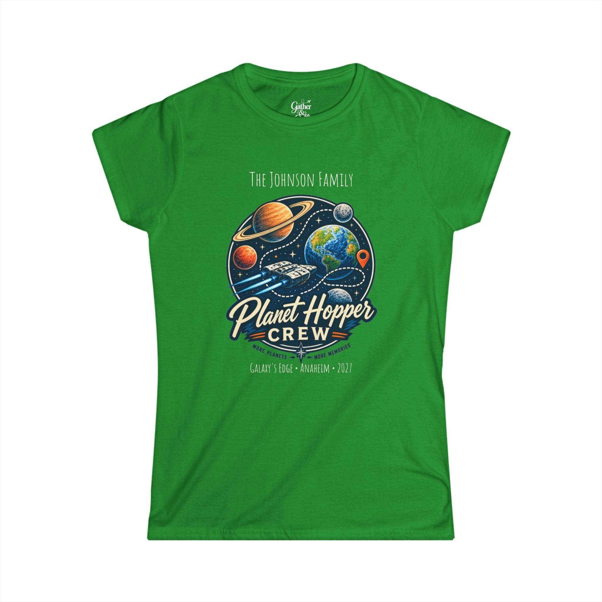 Planet Hopper Crew Space Adventure Park Ladies Tee