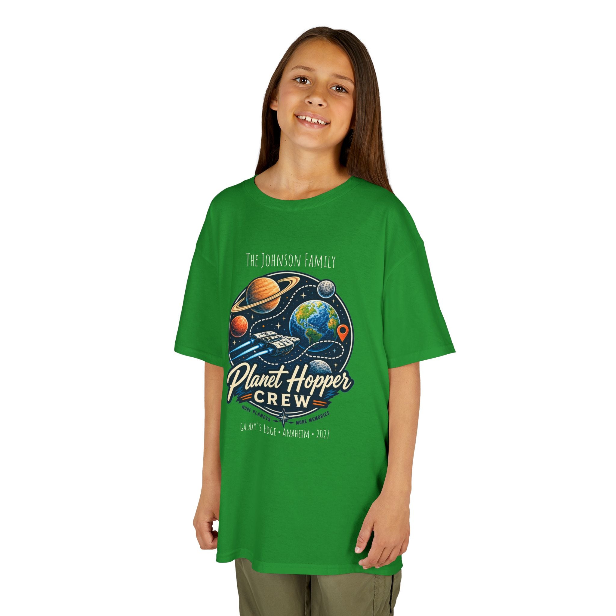 Planet Hopper Crew Space Adventure Park Kids Tee