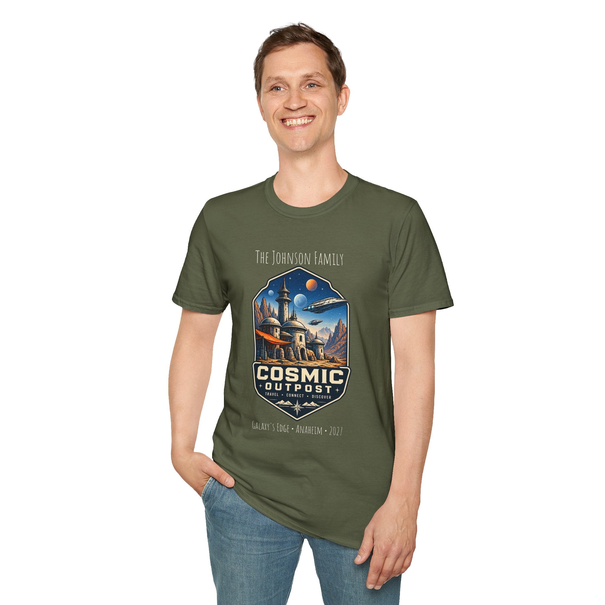 Cosmic Outpost Space Adventure Park Tee