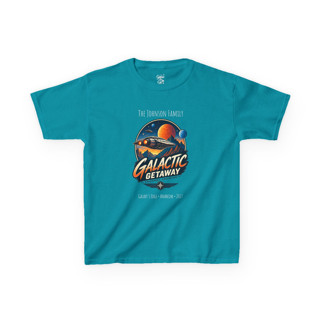 Galactic Getaway Space Adventure Park Kids Tee