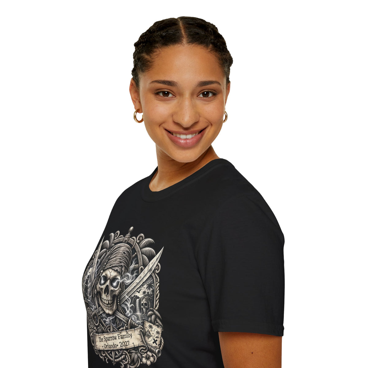 Ghostly Pirate Sparrow - Unisex Tee