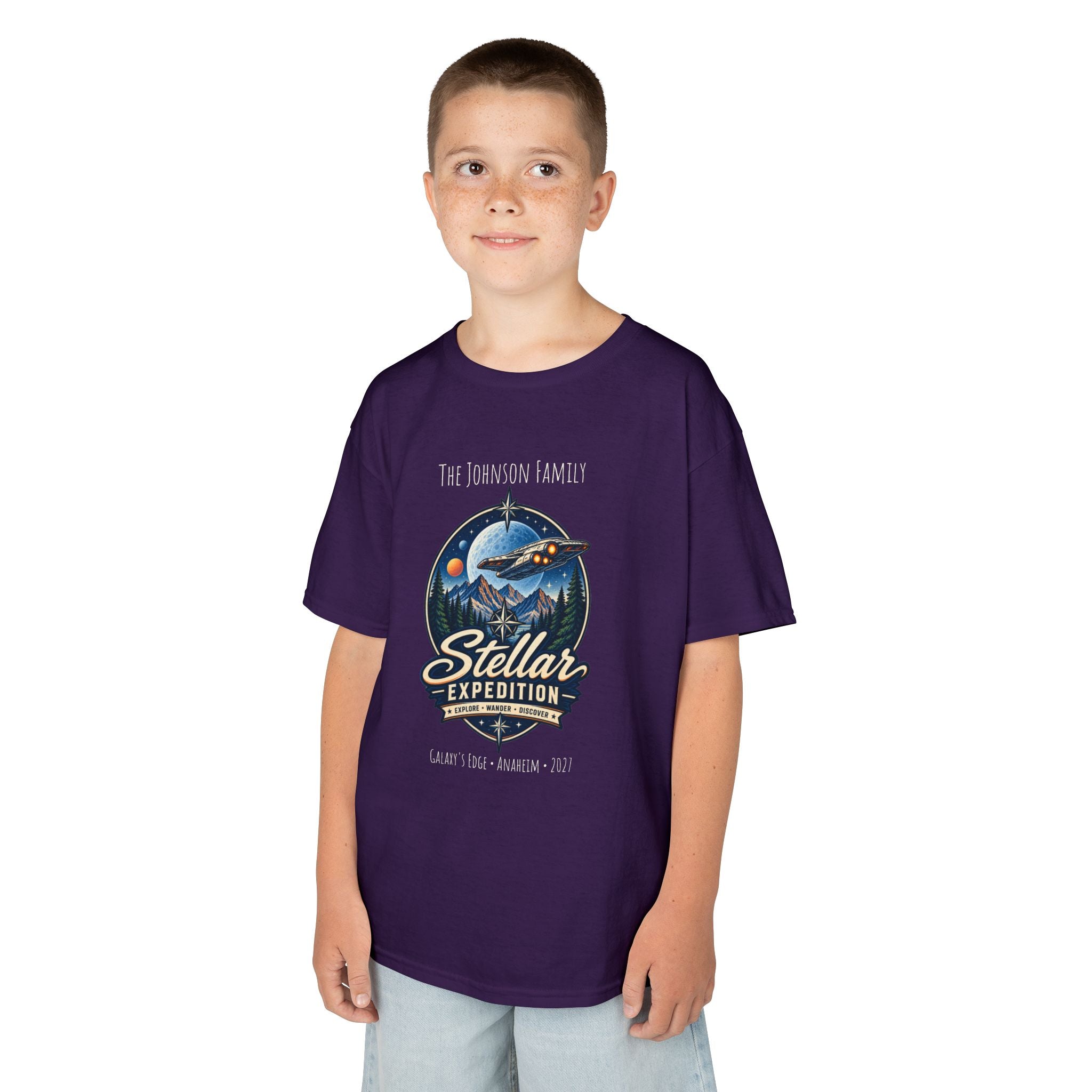 Stellar Expedition Space Adventure Park Kids Tee
