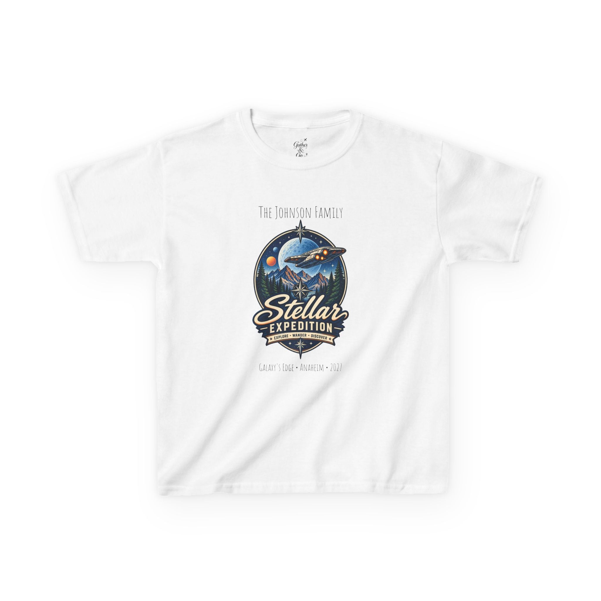 Stellar Expedition Space Adventure Park Kids Tee