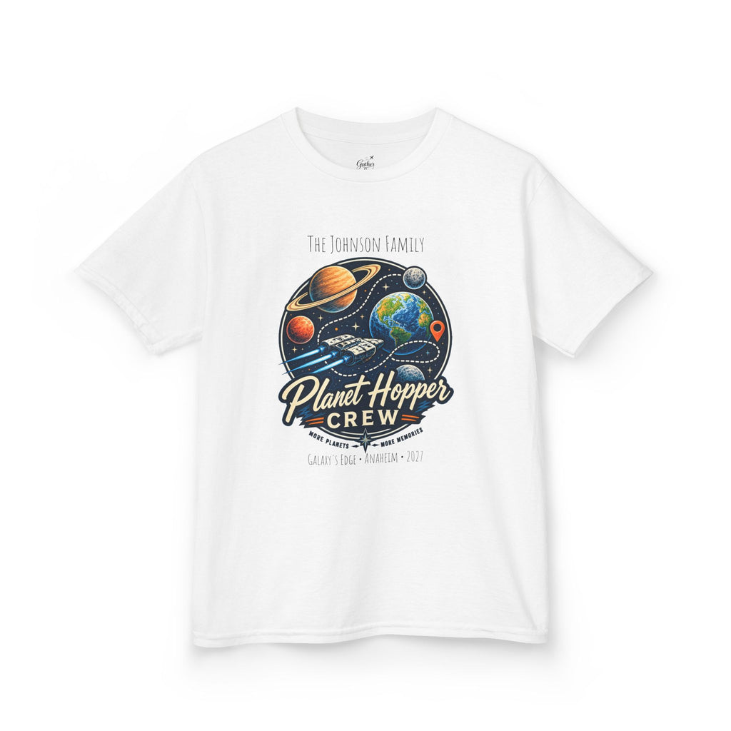 Planet Hopper Crew Space Adventure Park Kids Tee