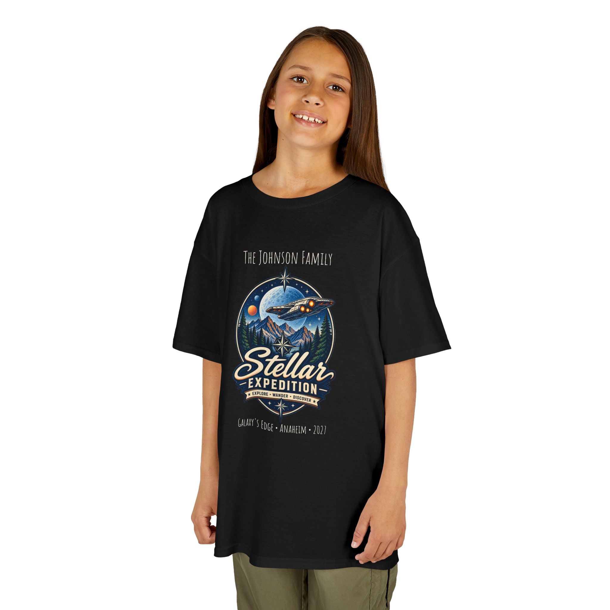 Stellar Expedition Space Adventure Park Kids Tee