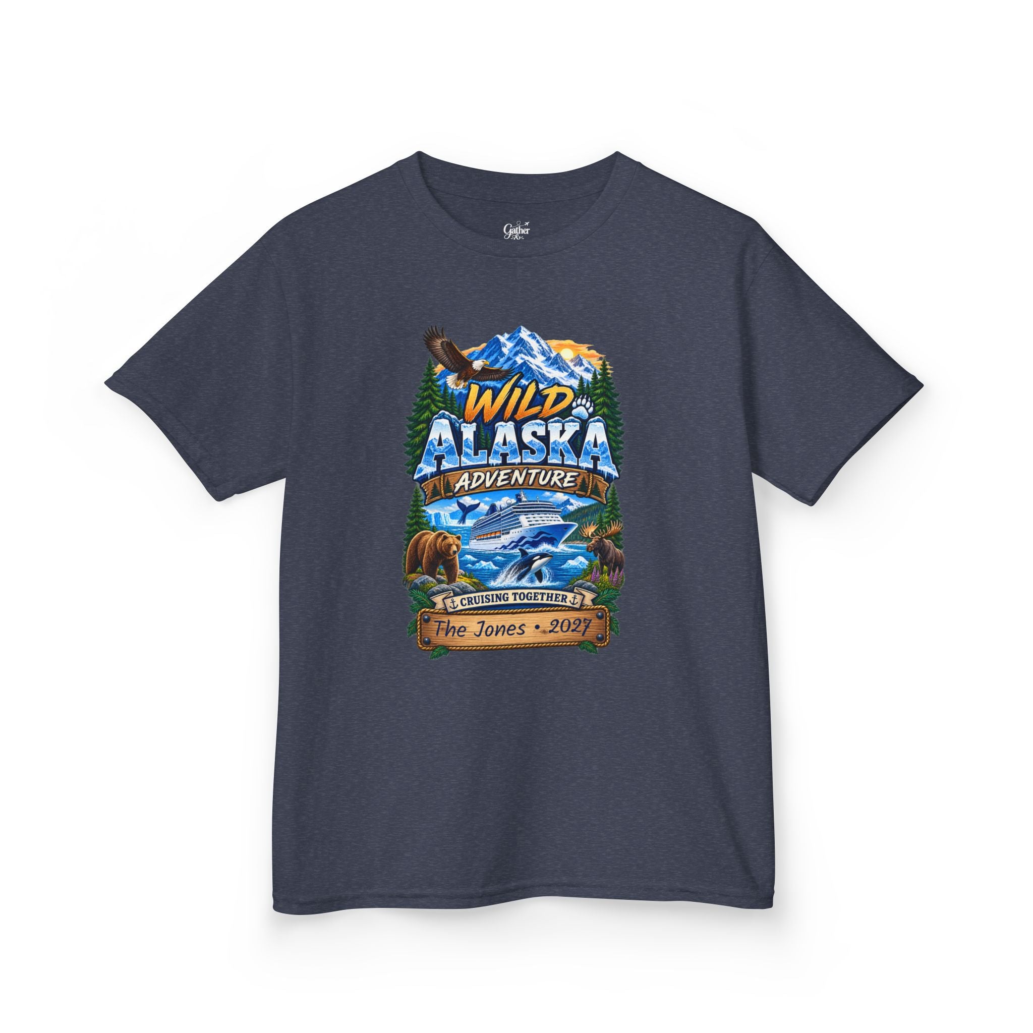 Wild Alaska Kids Cruise Tee