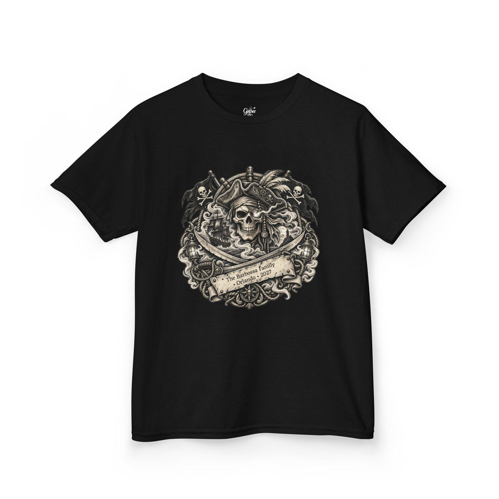 Ghostly Pirate Barbossa - Kids Tee