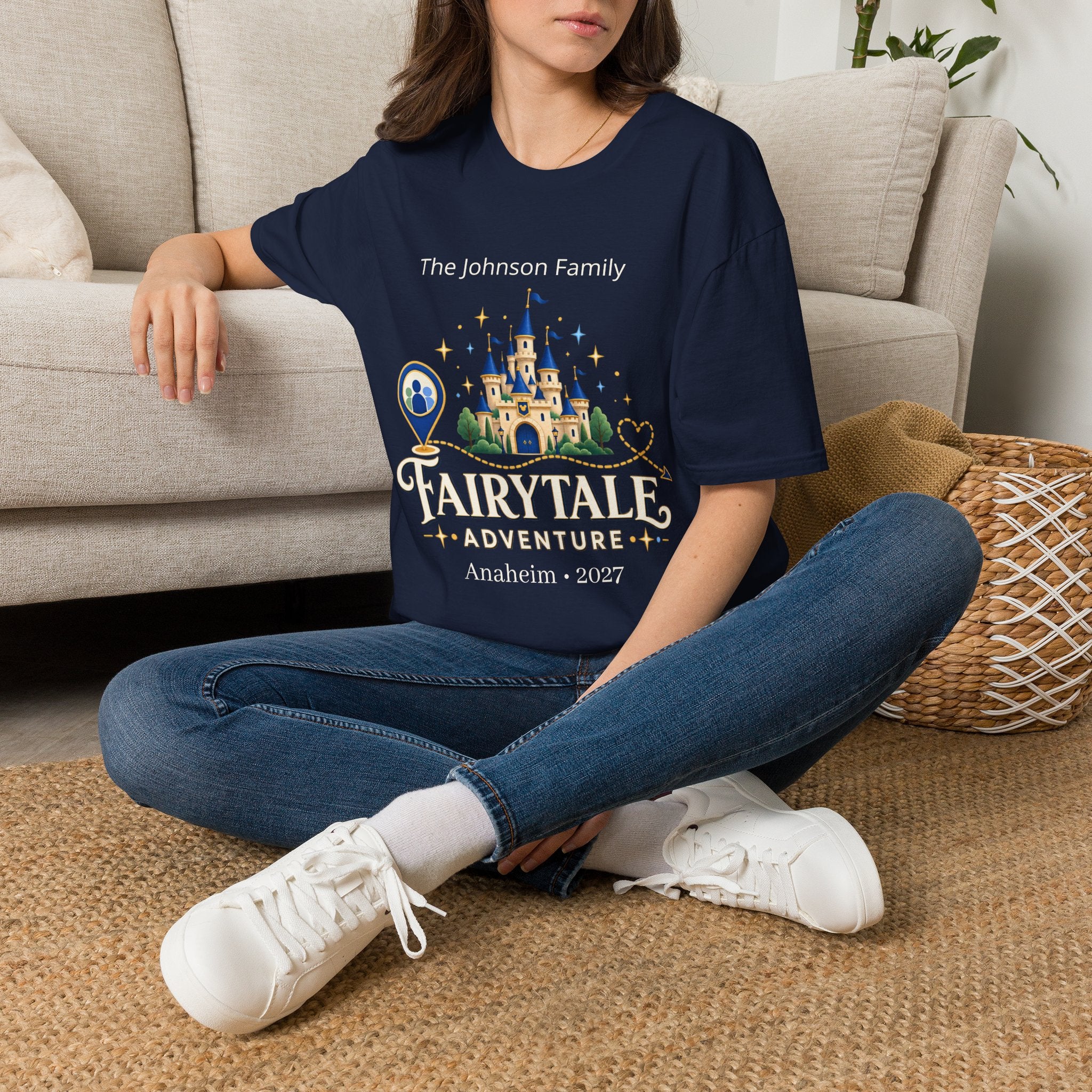 Custom Fairytale Adventure Tee (blue)