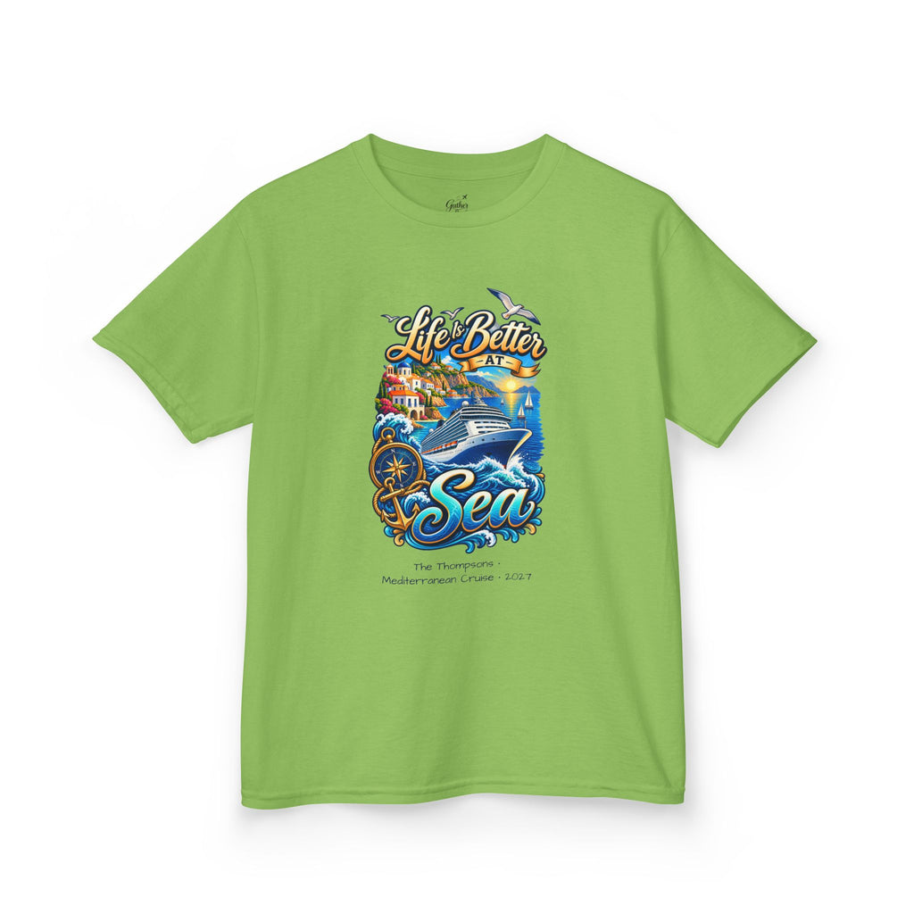 Mediterranean Cruise Life is Better at Sea Kids Tee