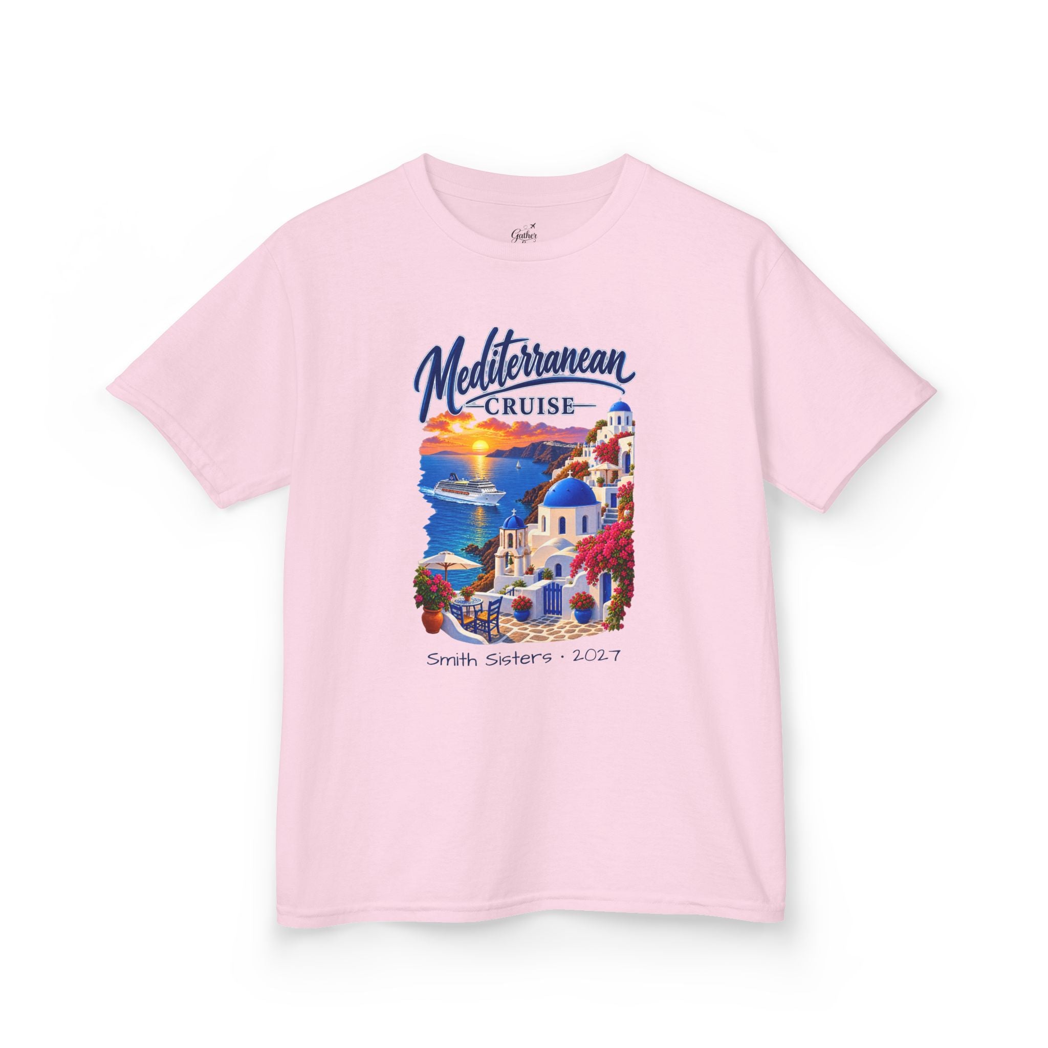 Mediterranean Cruise Kids Tee