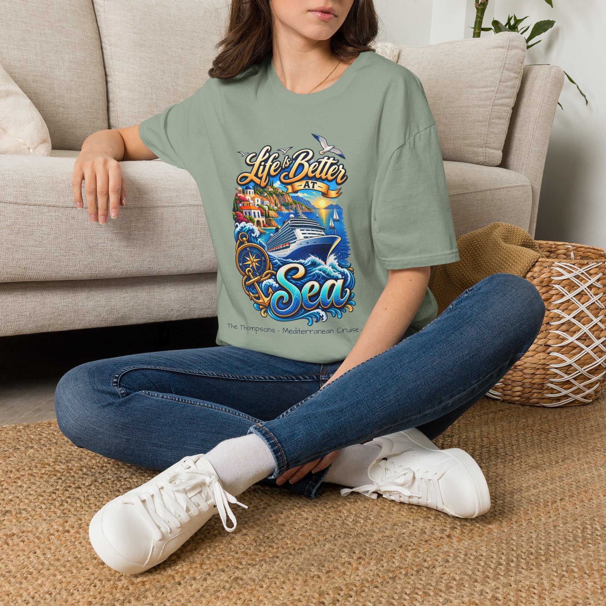 Mediterranean Cruise Life is Better at Sea Tee