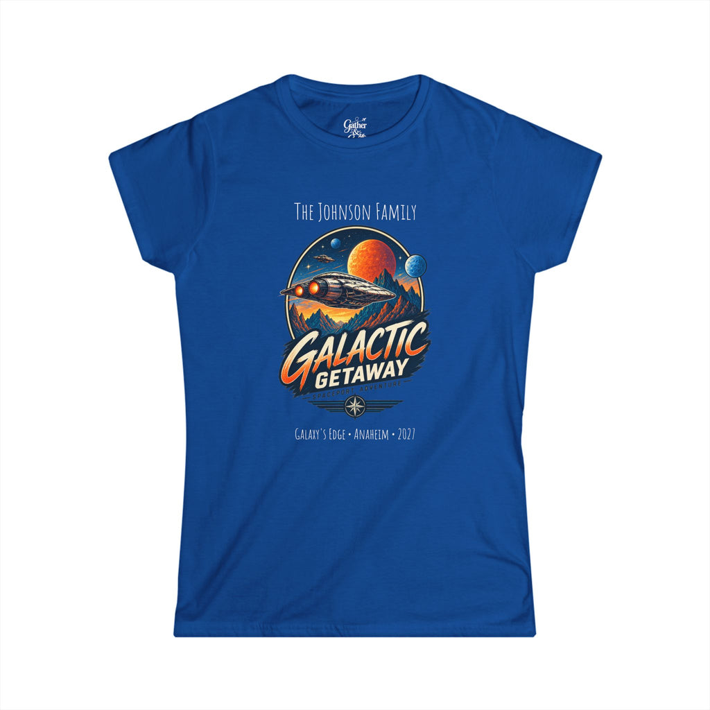 Galactic Getaway Space Adventure Park Ladies Tee