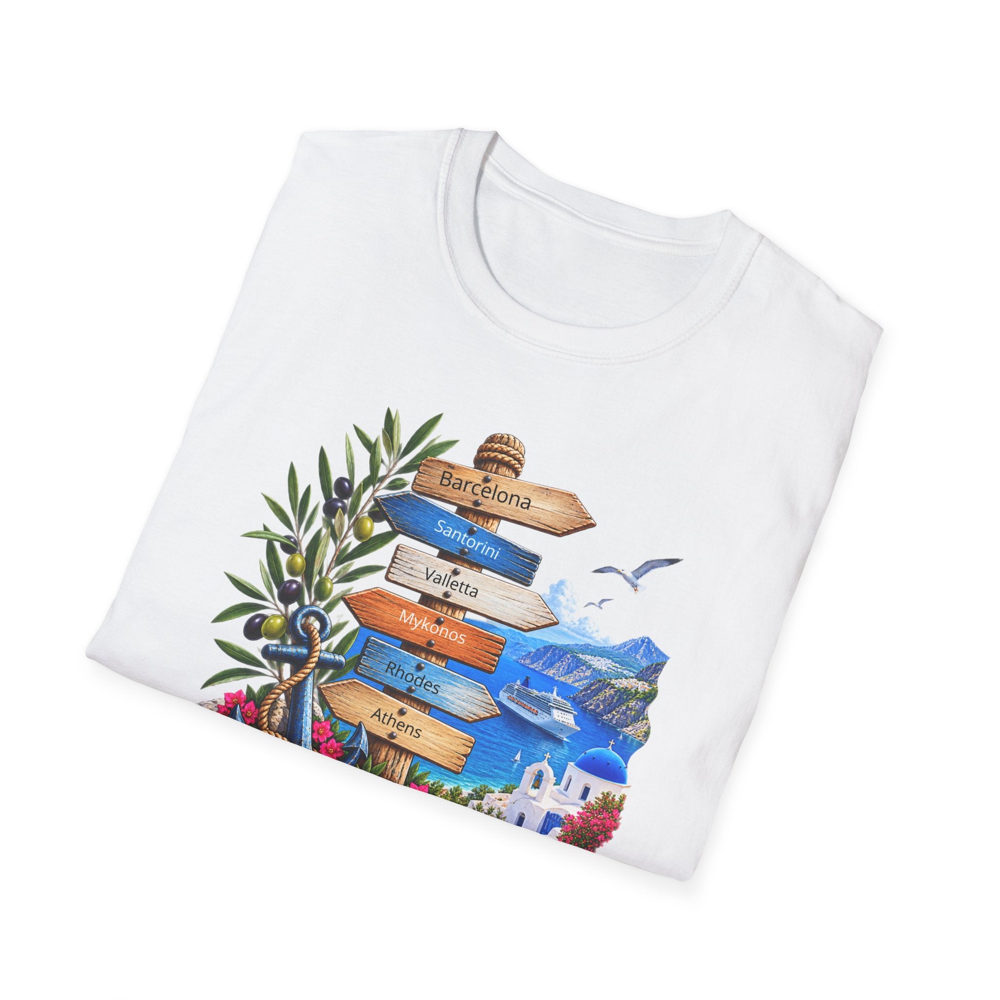 Mediterranean Cruise Ports of Call Tee