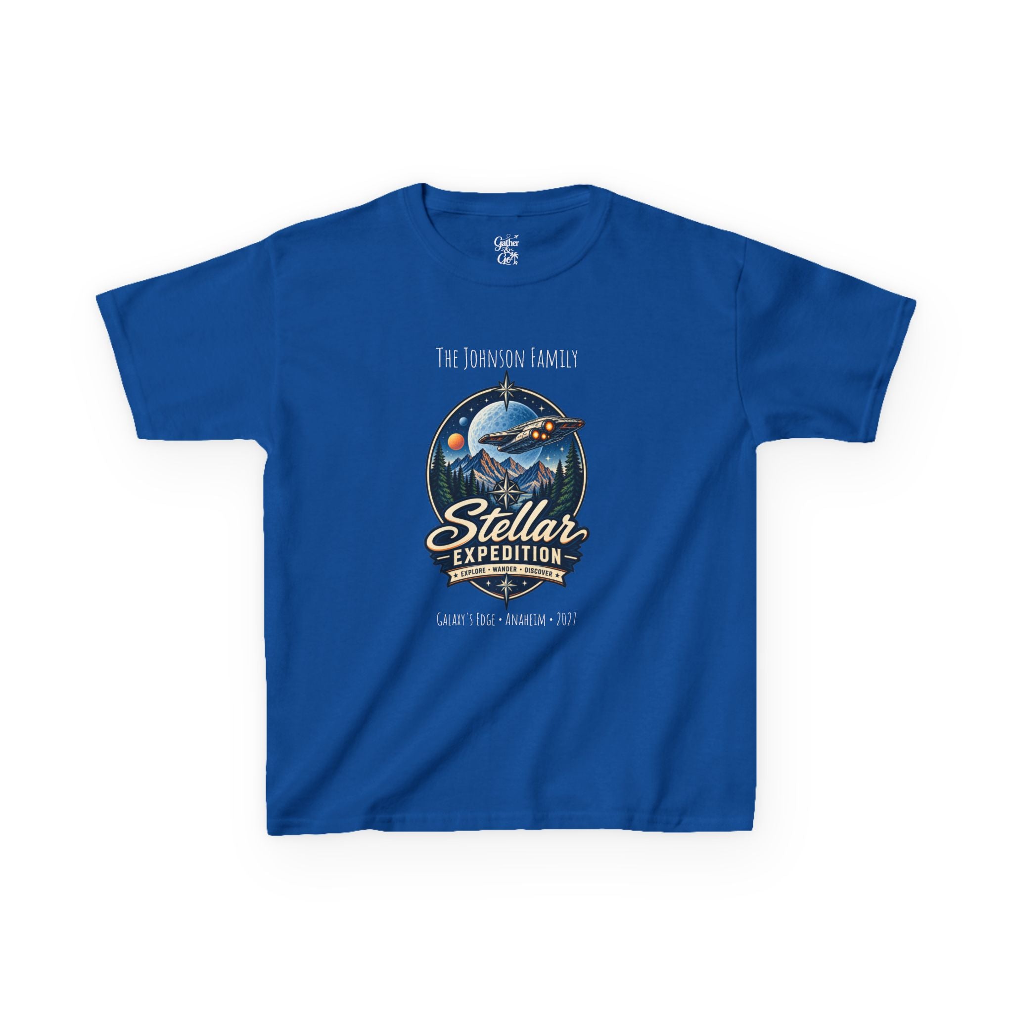 Stellar Expedition Space Adventure Park Kids Tee