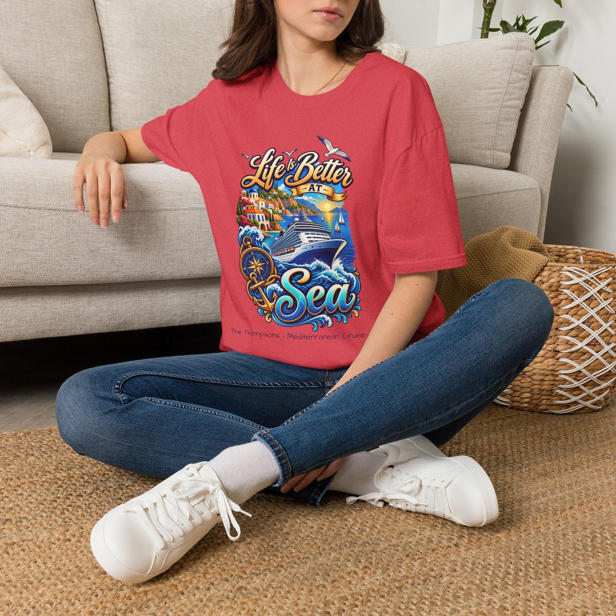 Mediterranean Cruise Life is Better at Sea Tee