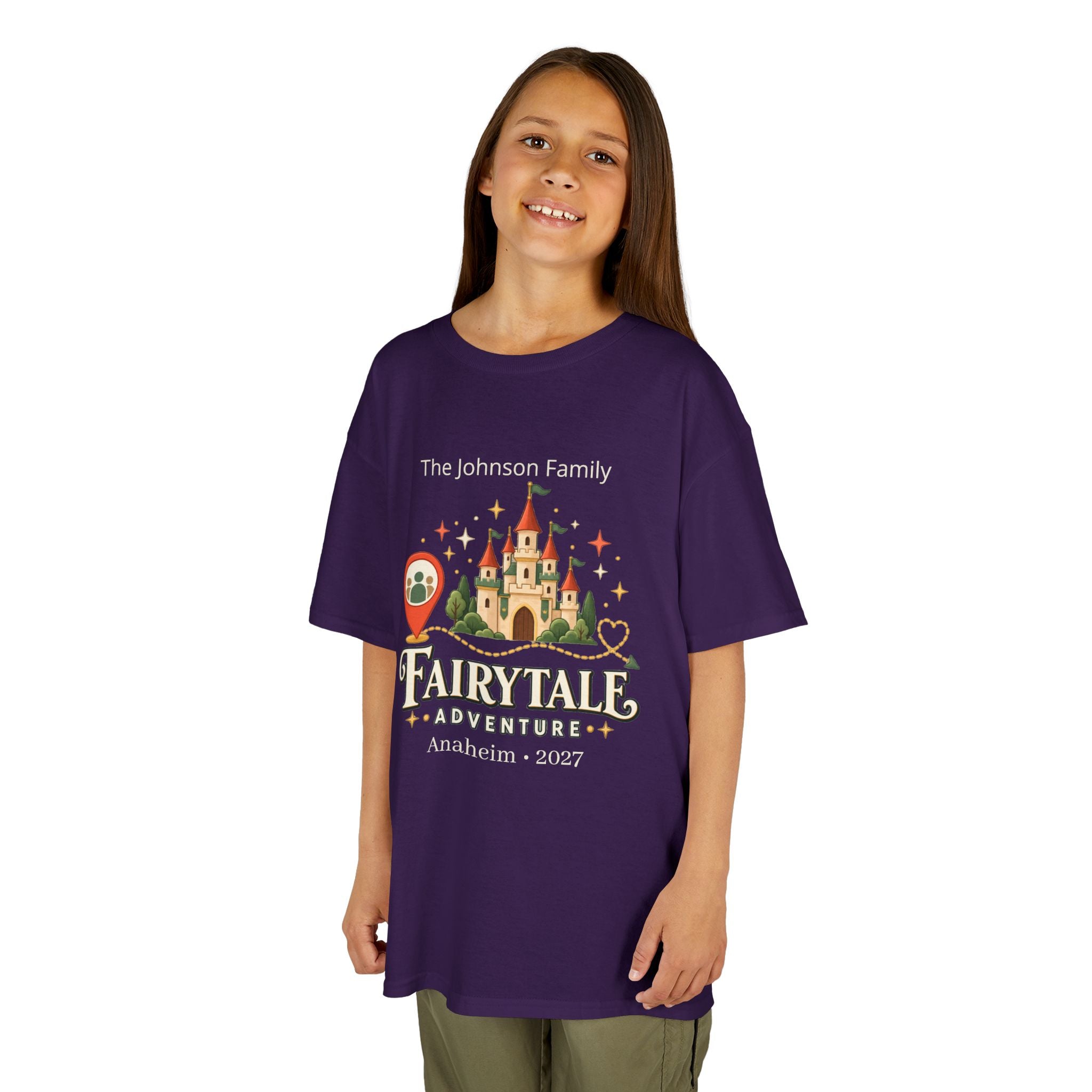Fairytale Adventure Kids Tee (coral)