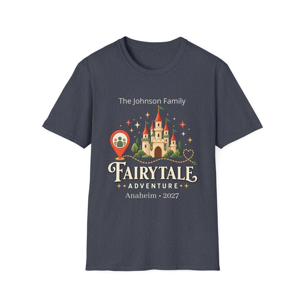 Custom Fairytale Adventure Tee (coral)