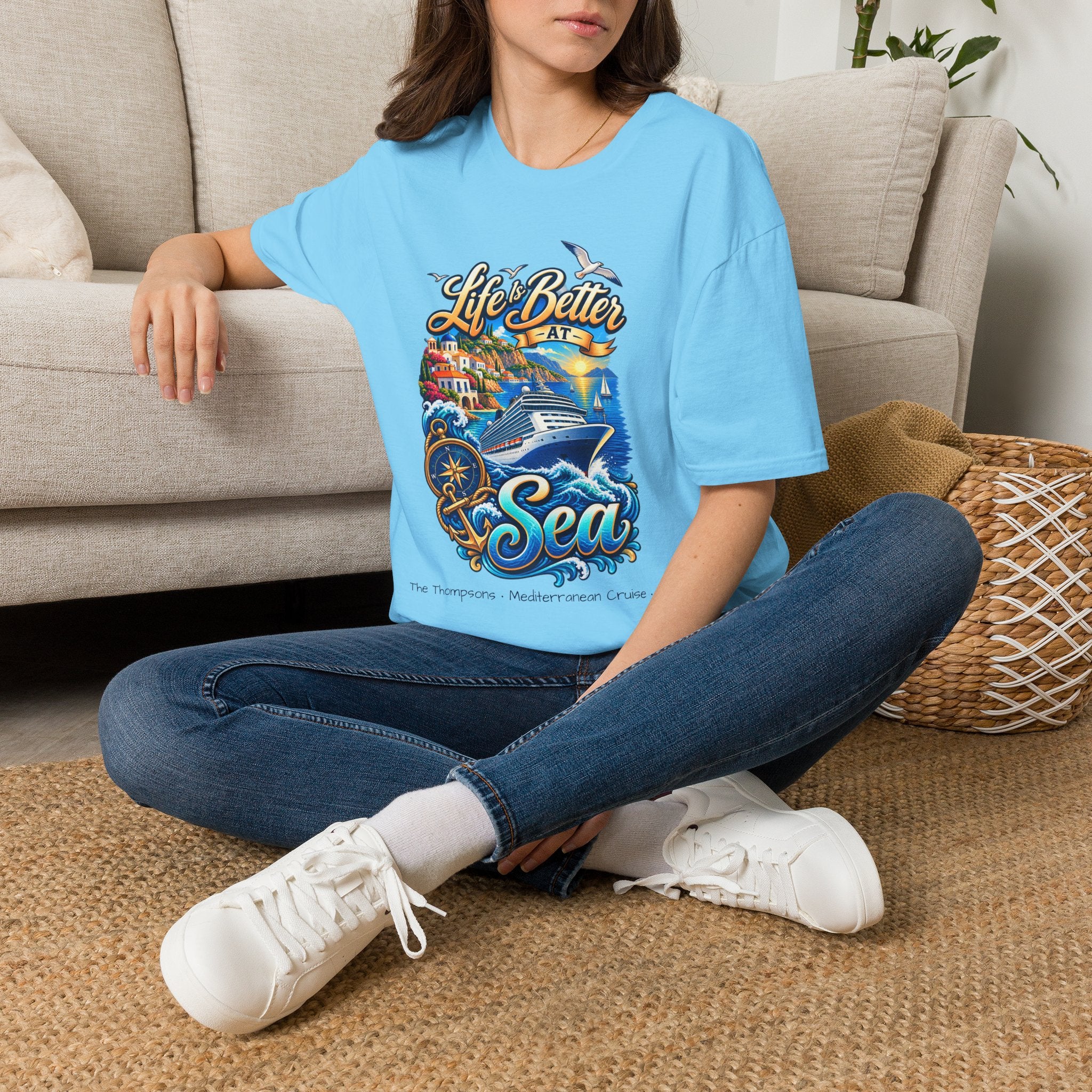Mediterranean Cruise Life is Better at Sea Tee