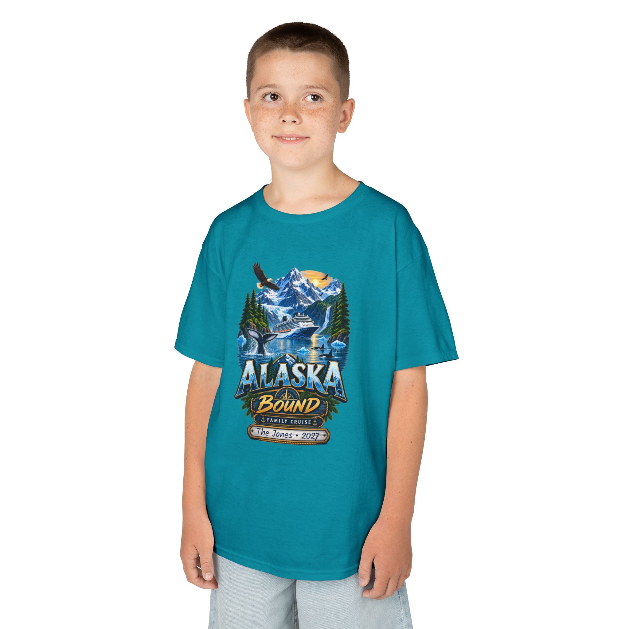 Alaska Bound Cruise Kids Tee
