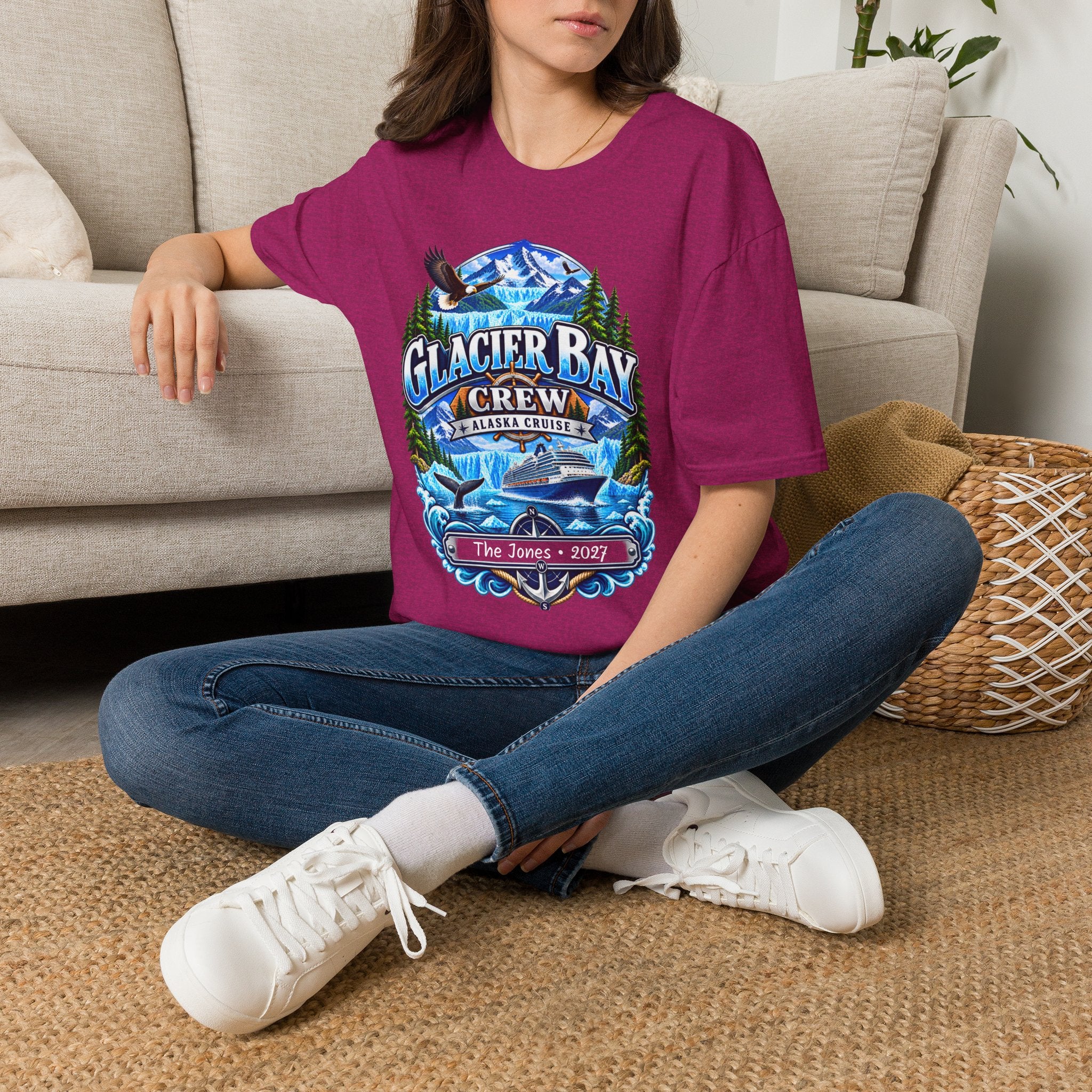 Custom Glacier Bay Alaska Cruise Tee