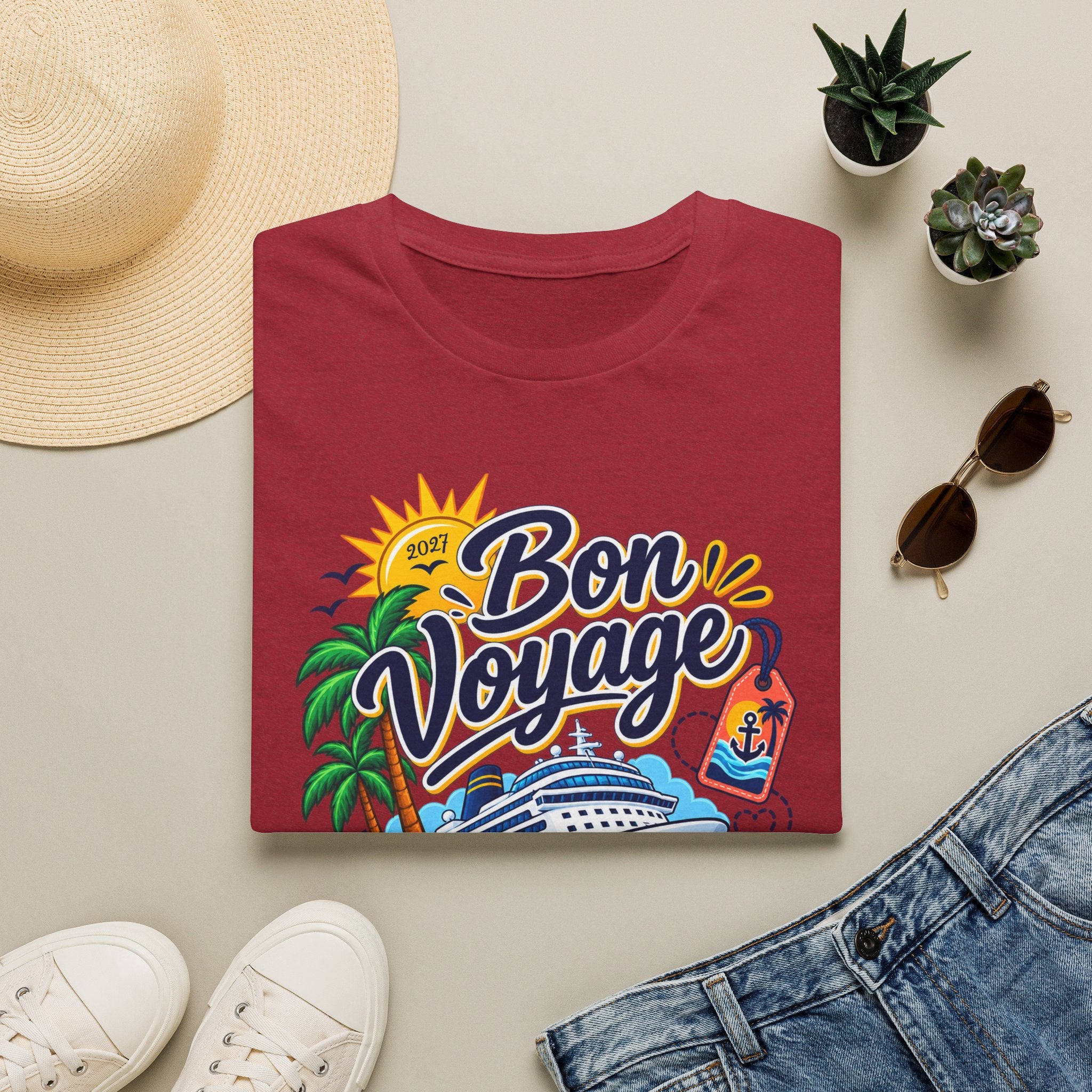 Custom Bon Voyage Cruise Tee