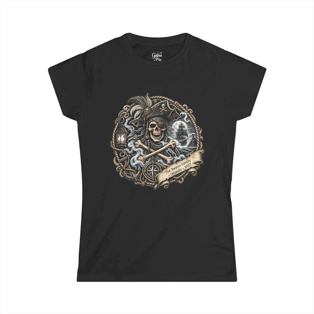 Ghostly Pirate Swann - Ladies Tee