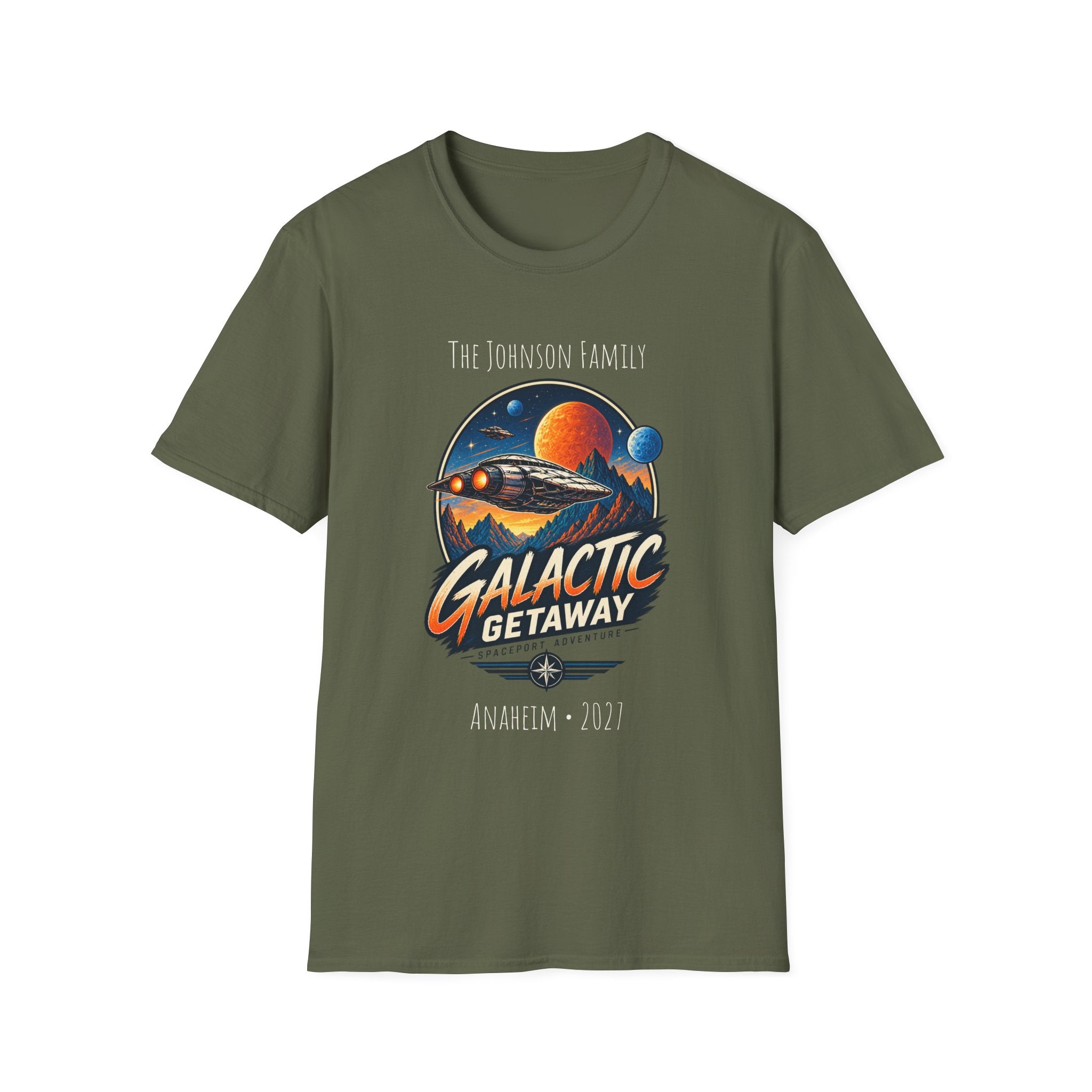 Galactic Getaway Space Adventure Park Tee