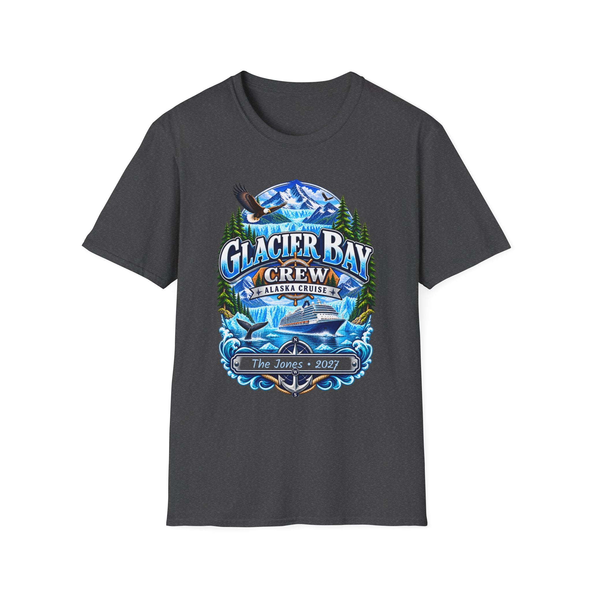 Custom Glacier Bay Alaska Cruise Tee