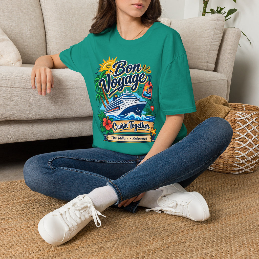 Custom Bon Voyage Cruise Tee
