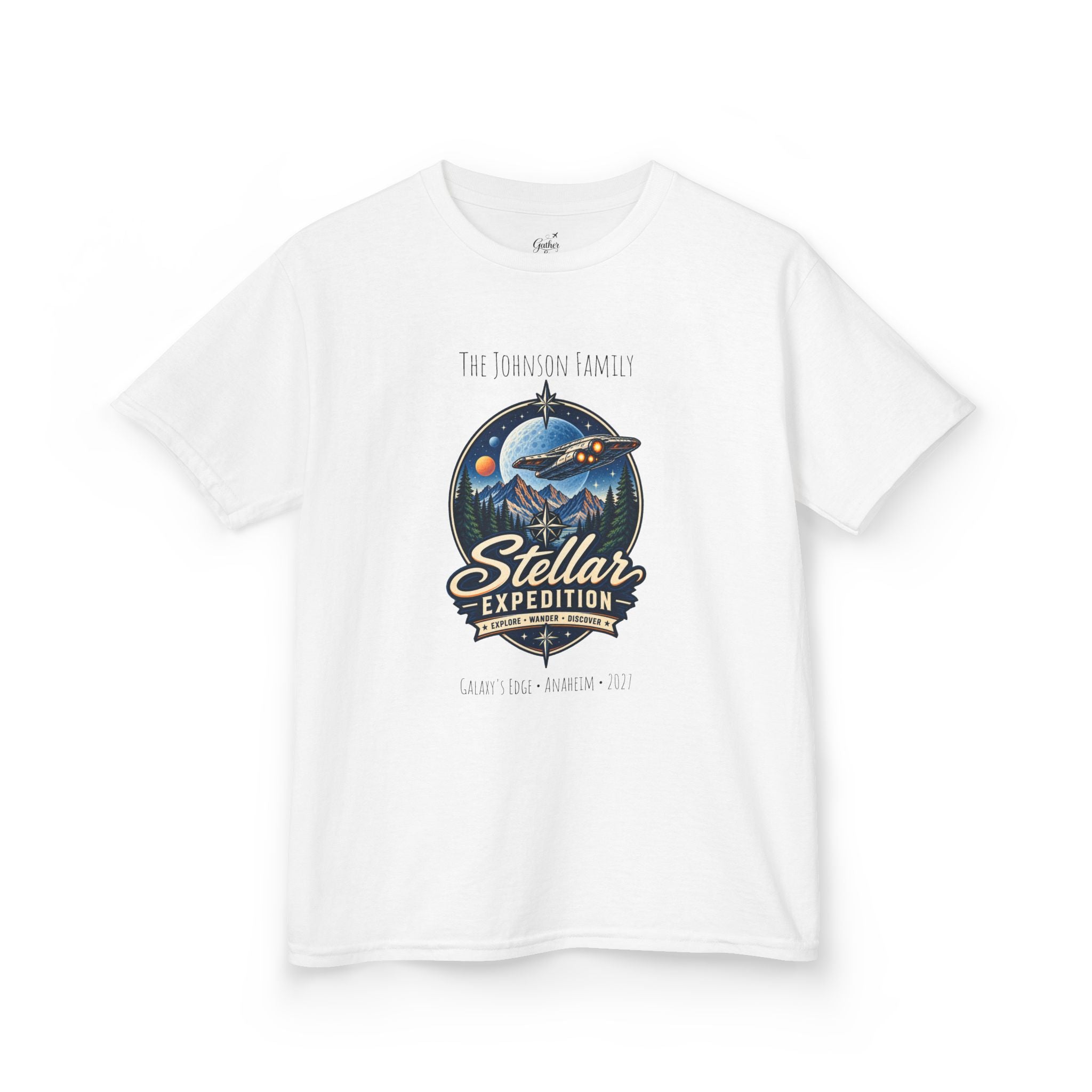 Stellar Expedition Space Adventure Park Kids Tee