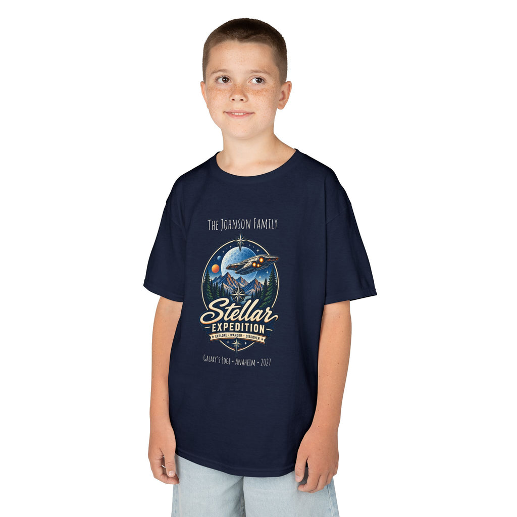 Stellar Expedition Space Adventure Park Kids Tee