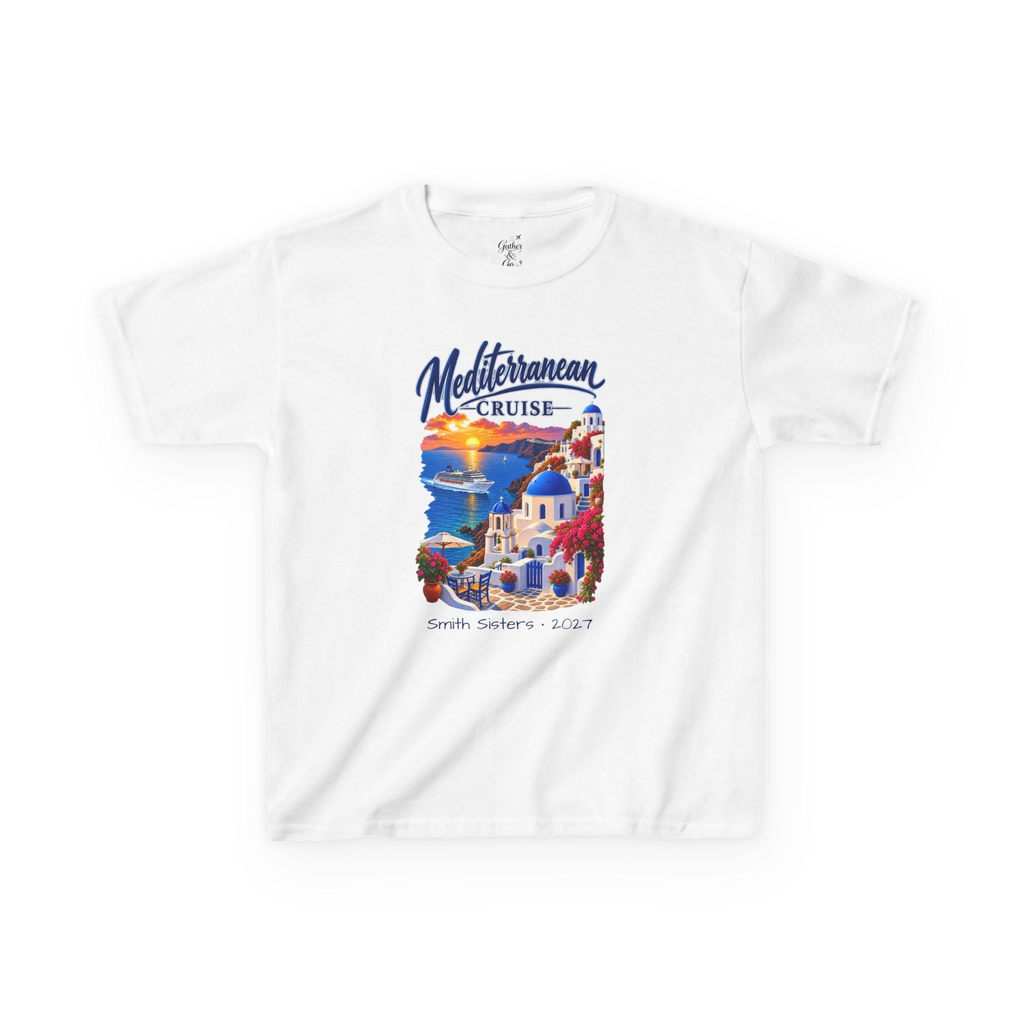 Mediterranean Cruise Kids Tee