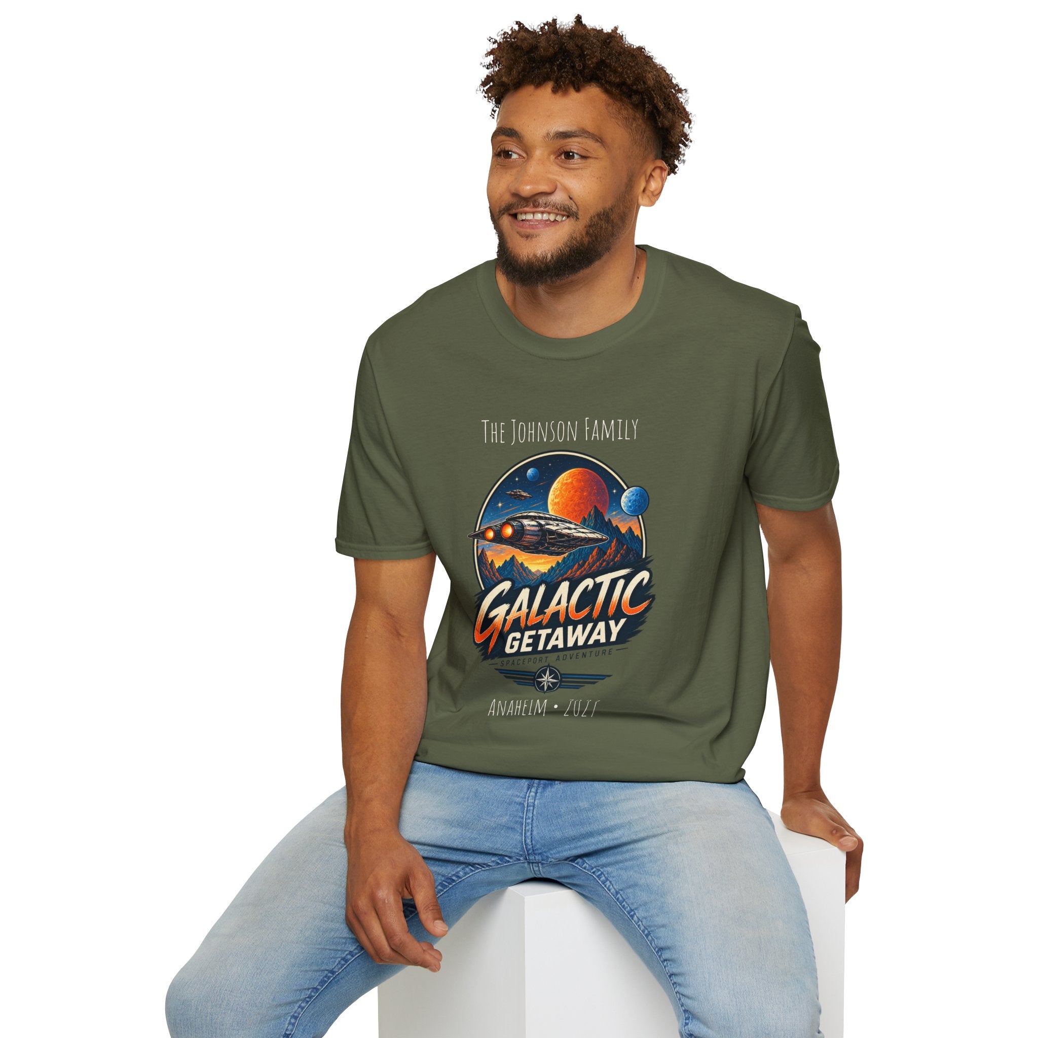 Galactic Getaway Space Adventure Park Tee