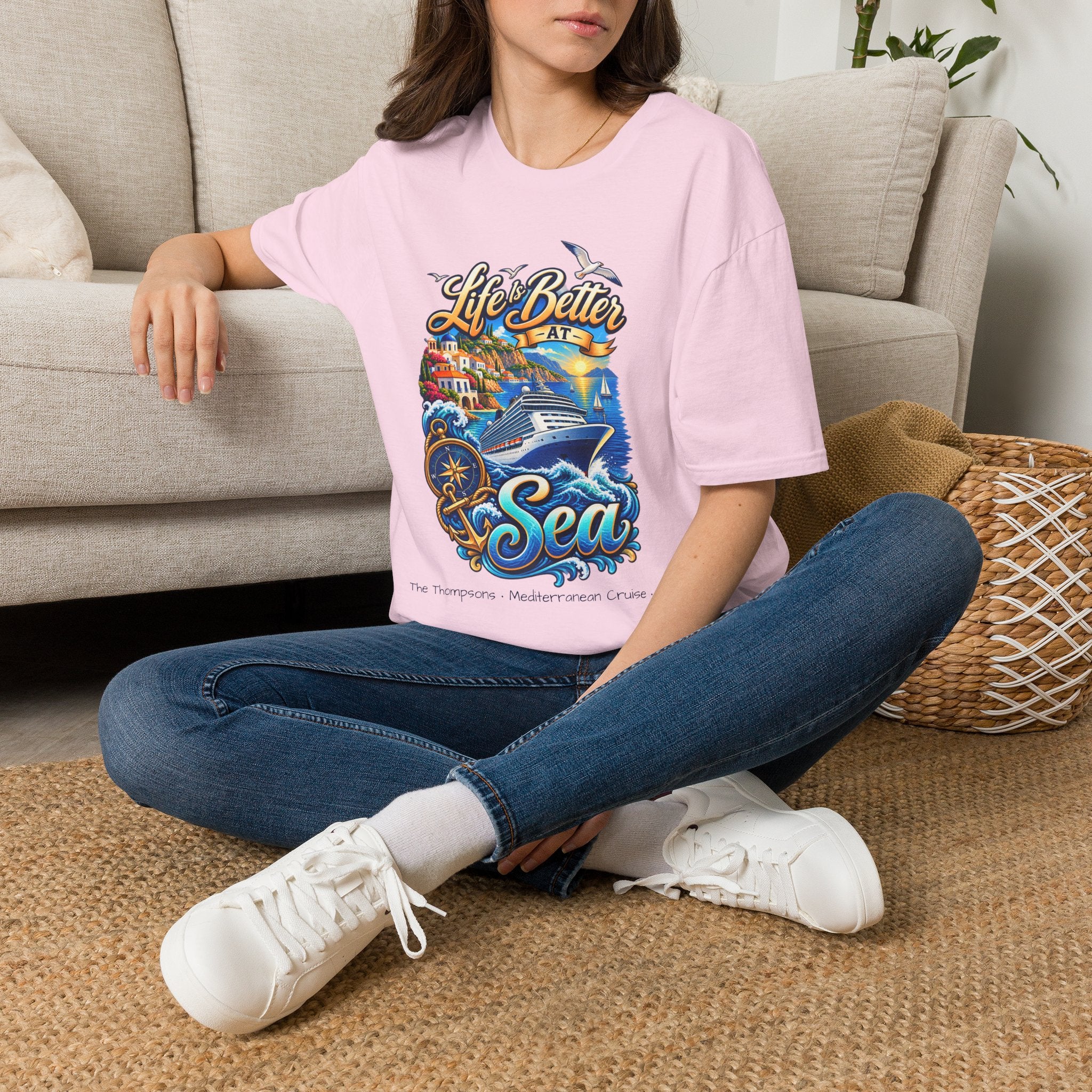 Mediterranean Cruise Life is Better at Sea Tee