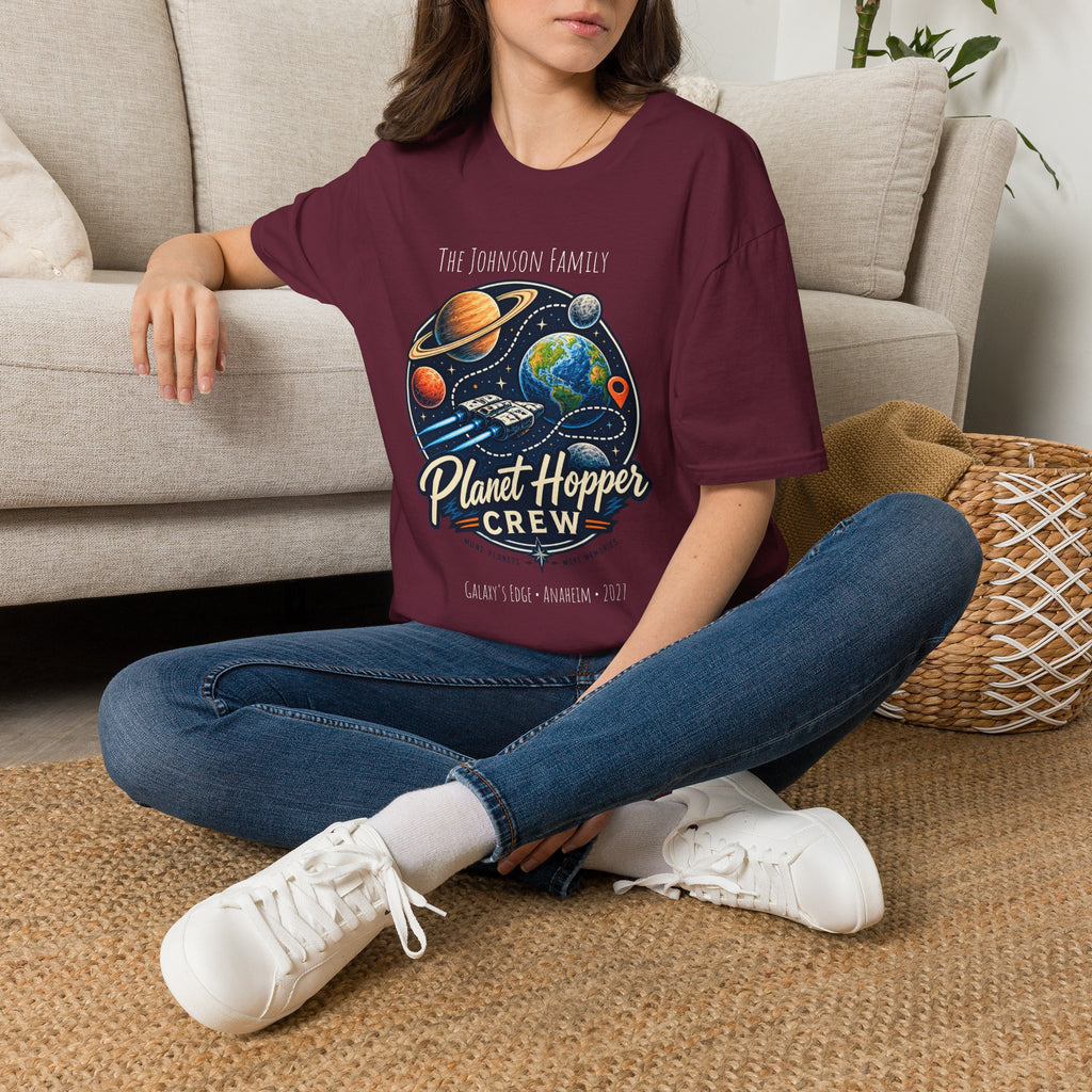 Planet Hopper Crew Space Adventure Park Tee