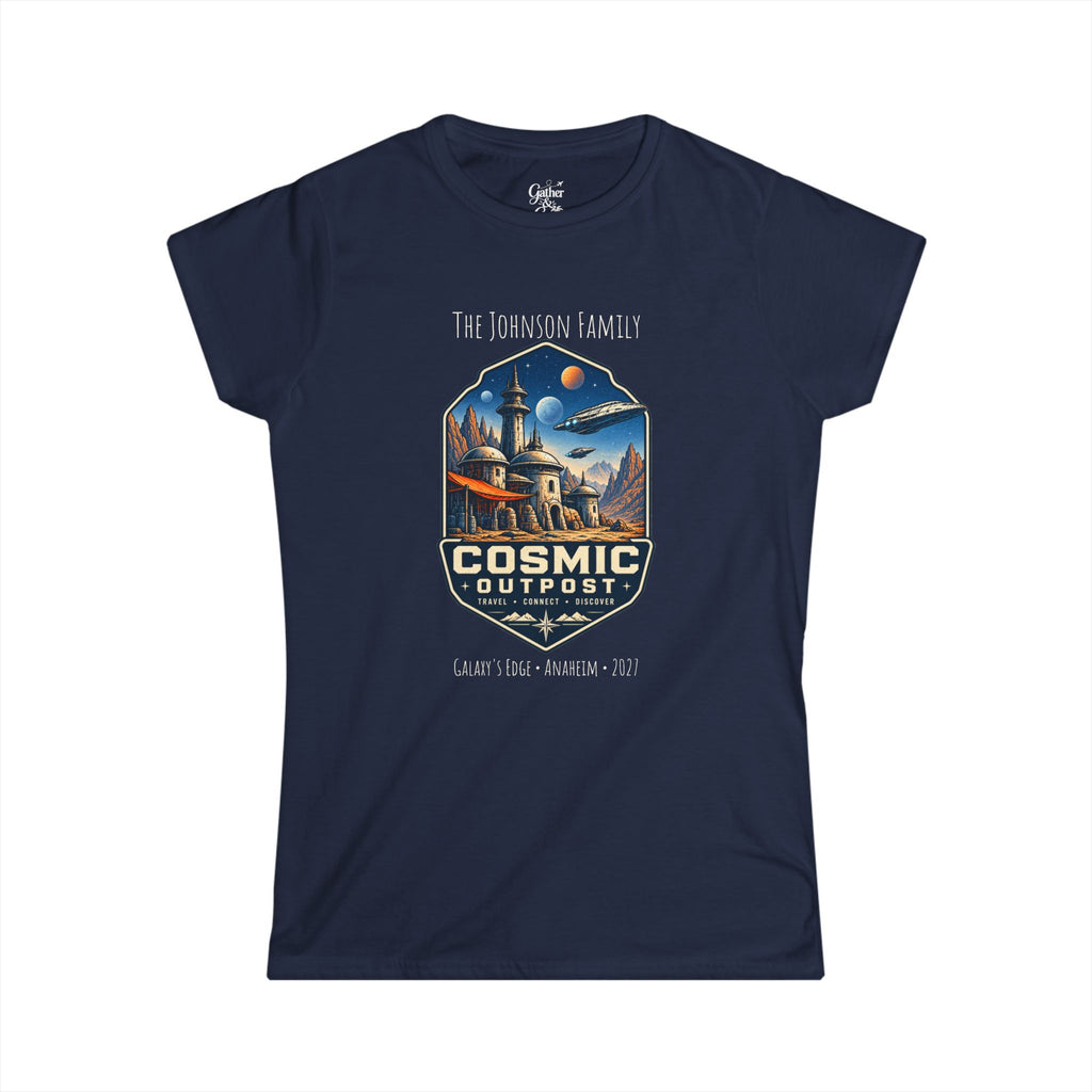 Cosmic Outpost Space Adventure Park Ladies Tee