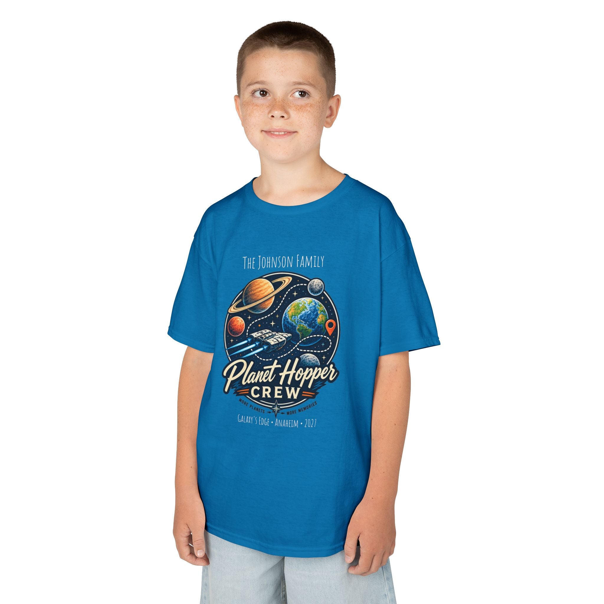 Planet Hopper Crew Space Adventure Park Kids Tee
