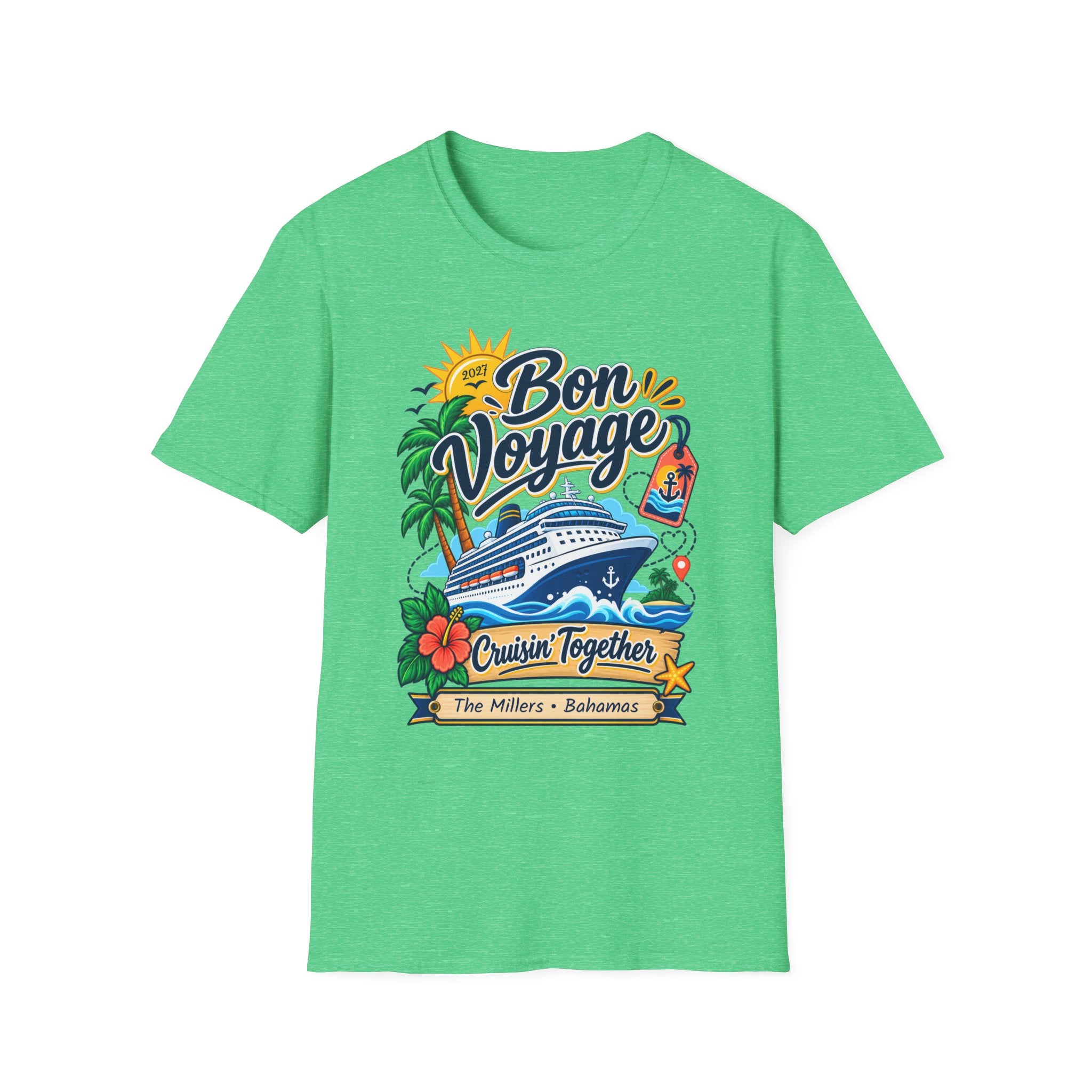 Custom Bon Voyage Cruise Tee