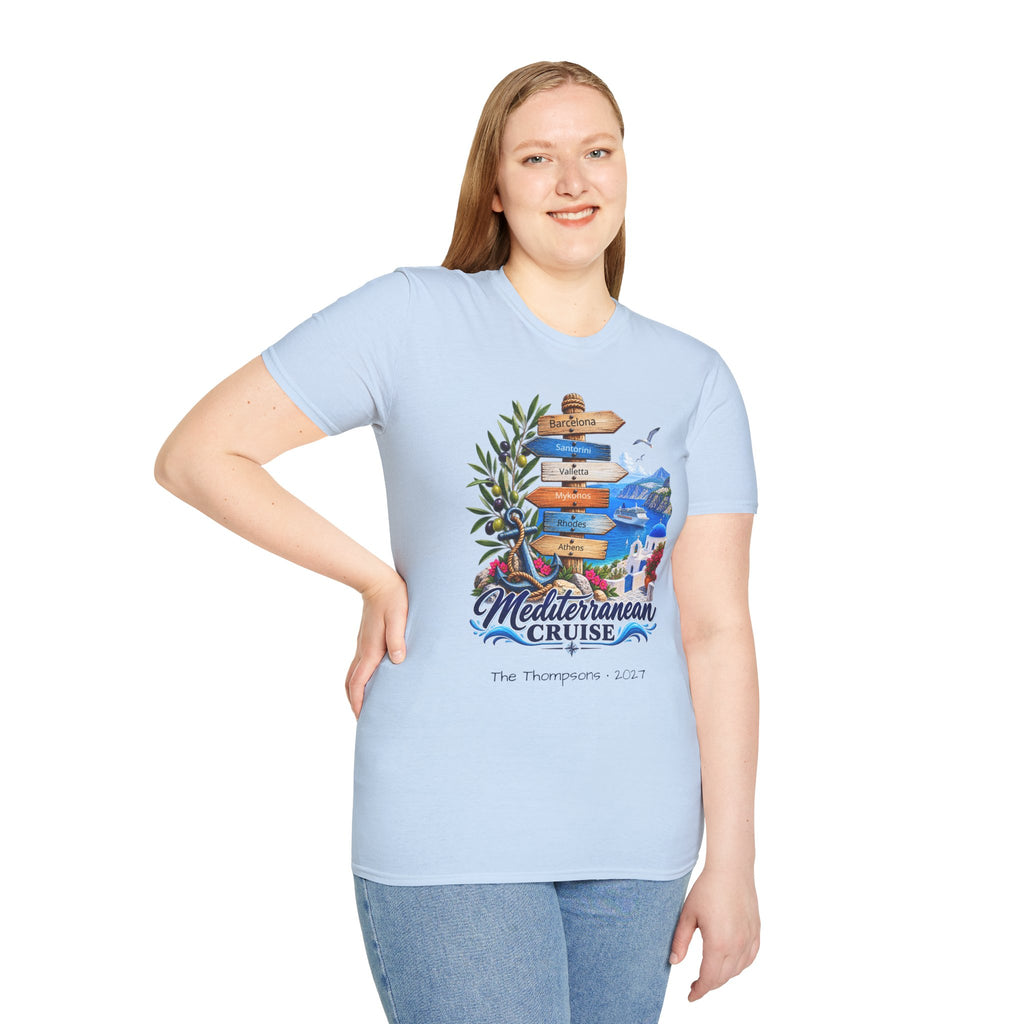 Mediterranean Cruise Ports of Call Tee