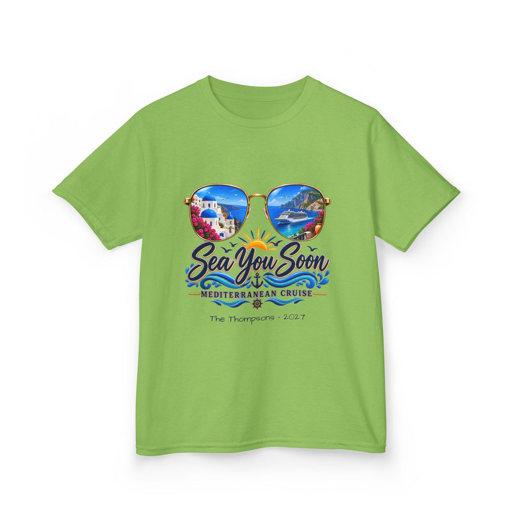 Mediterranean Cruise Sea You Soon Kids Tee