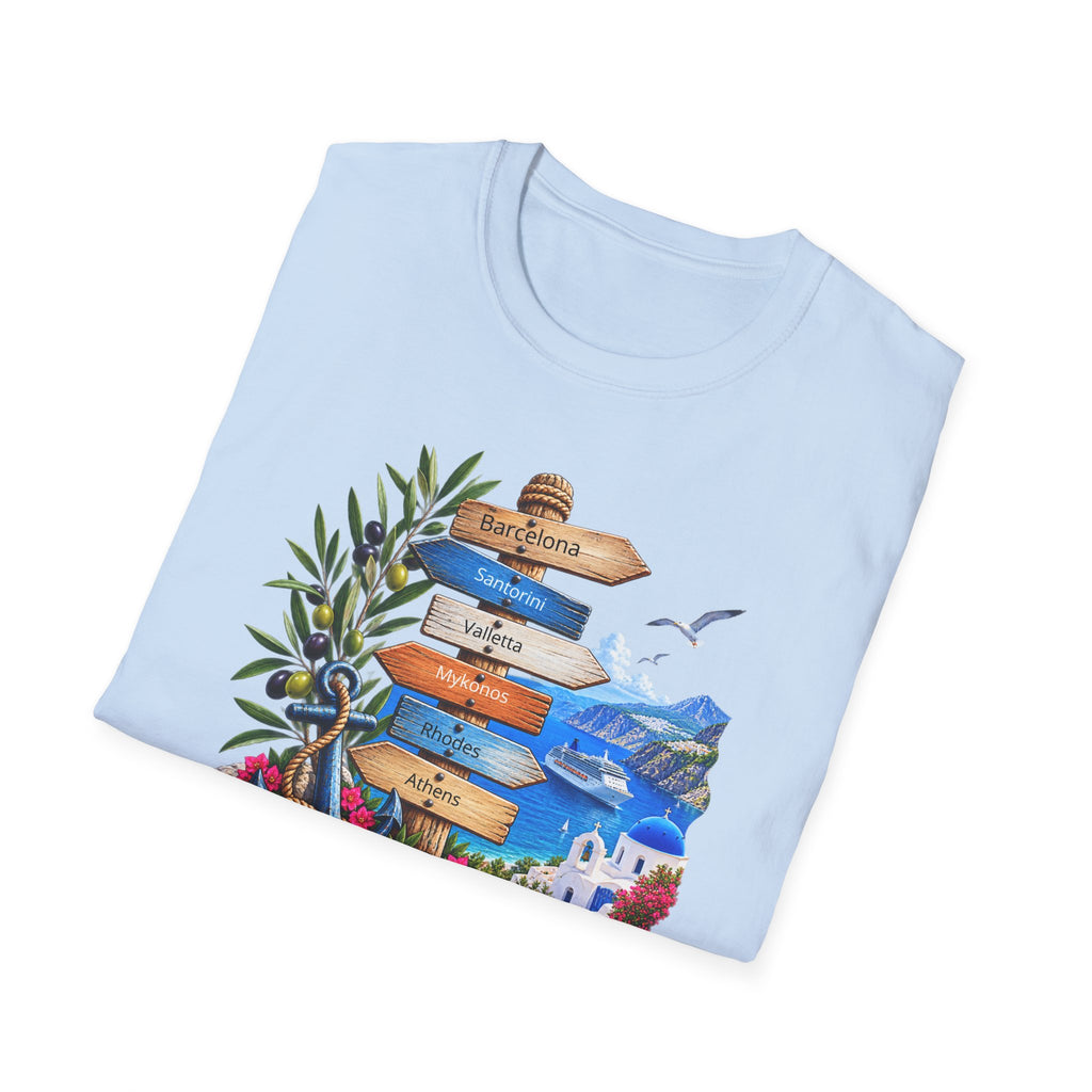 Mediterranean Cruise Ports of Call Tee