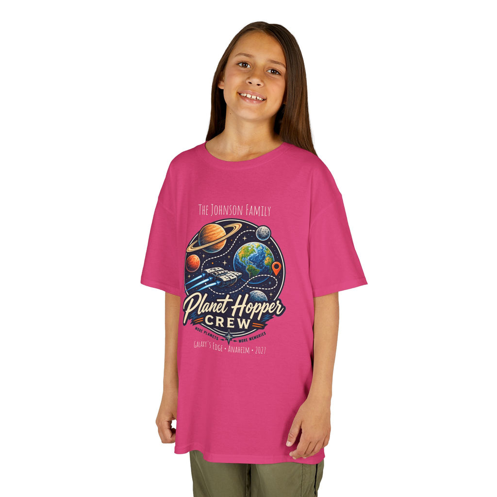 Planet Hopper Crew Space Adventure Park Kids Tee
