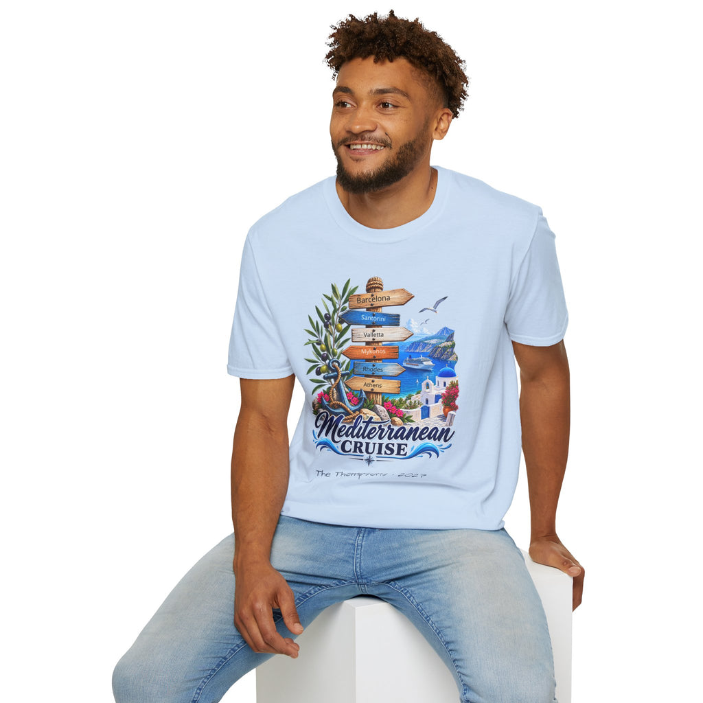 Mediterranean Cruise Ports of Call Tee