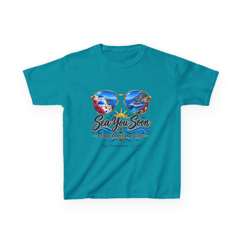 Mediterranean Cruise Sea You Soon Kids Tee