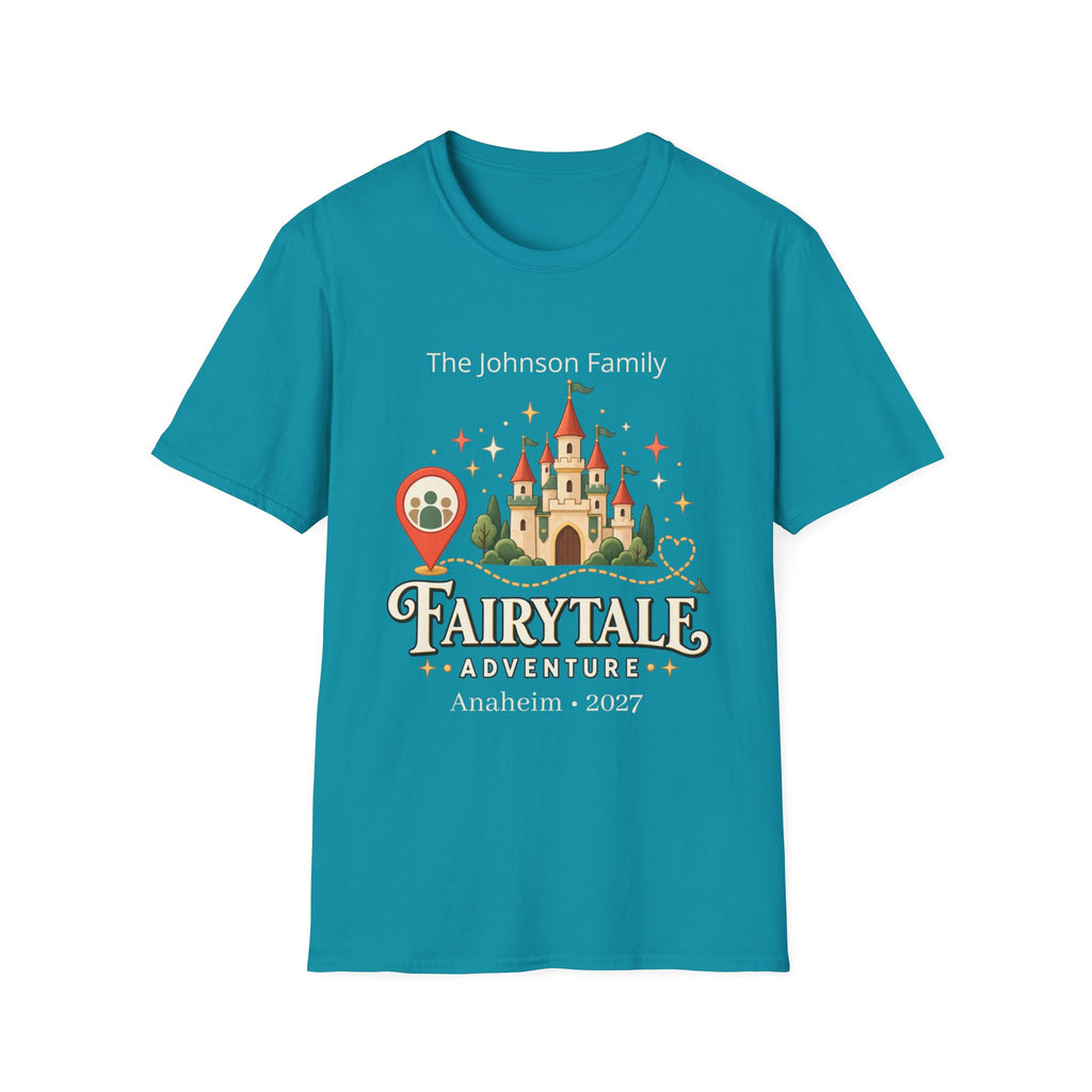 Custom Fairytale Adventure Tee (coral)