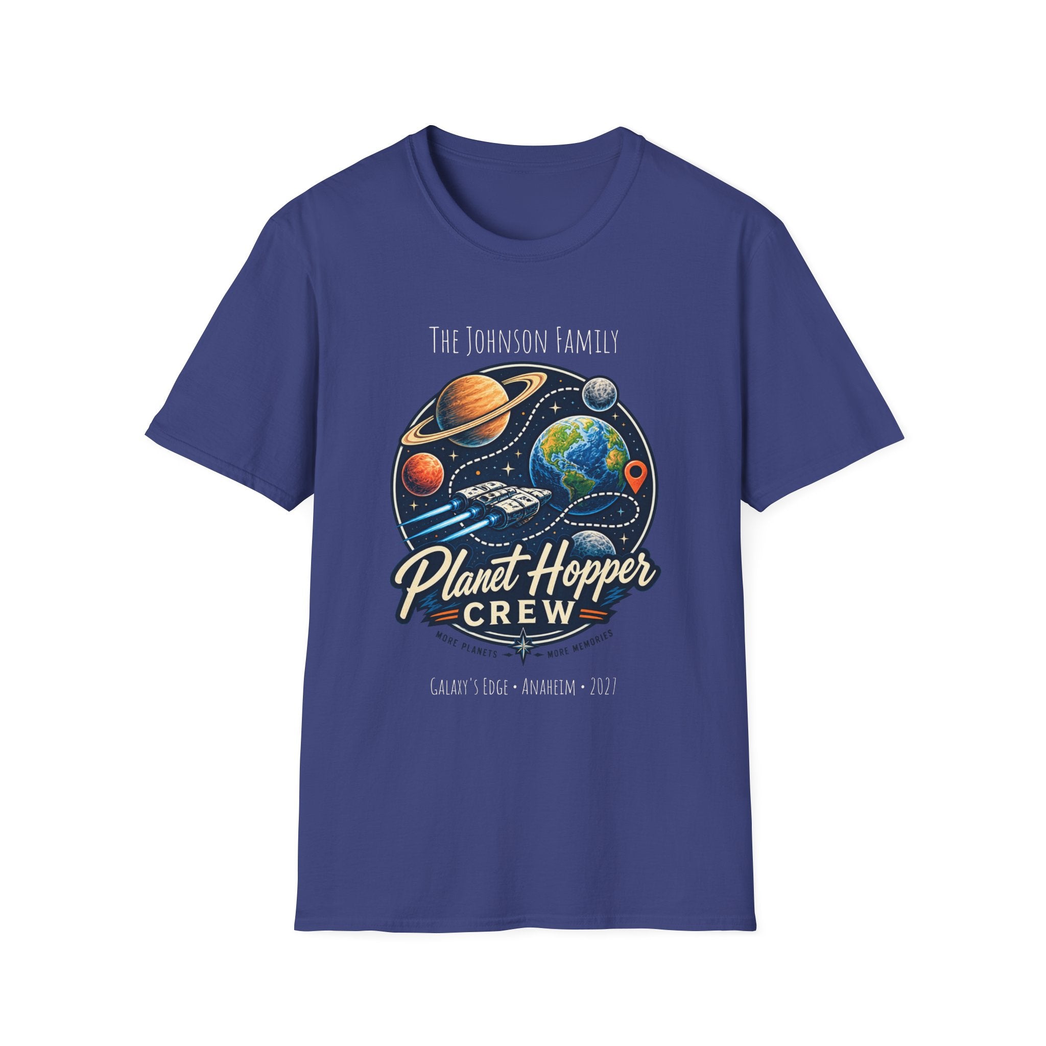 Planet Hopper Crew Space Adventure Park Tee