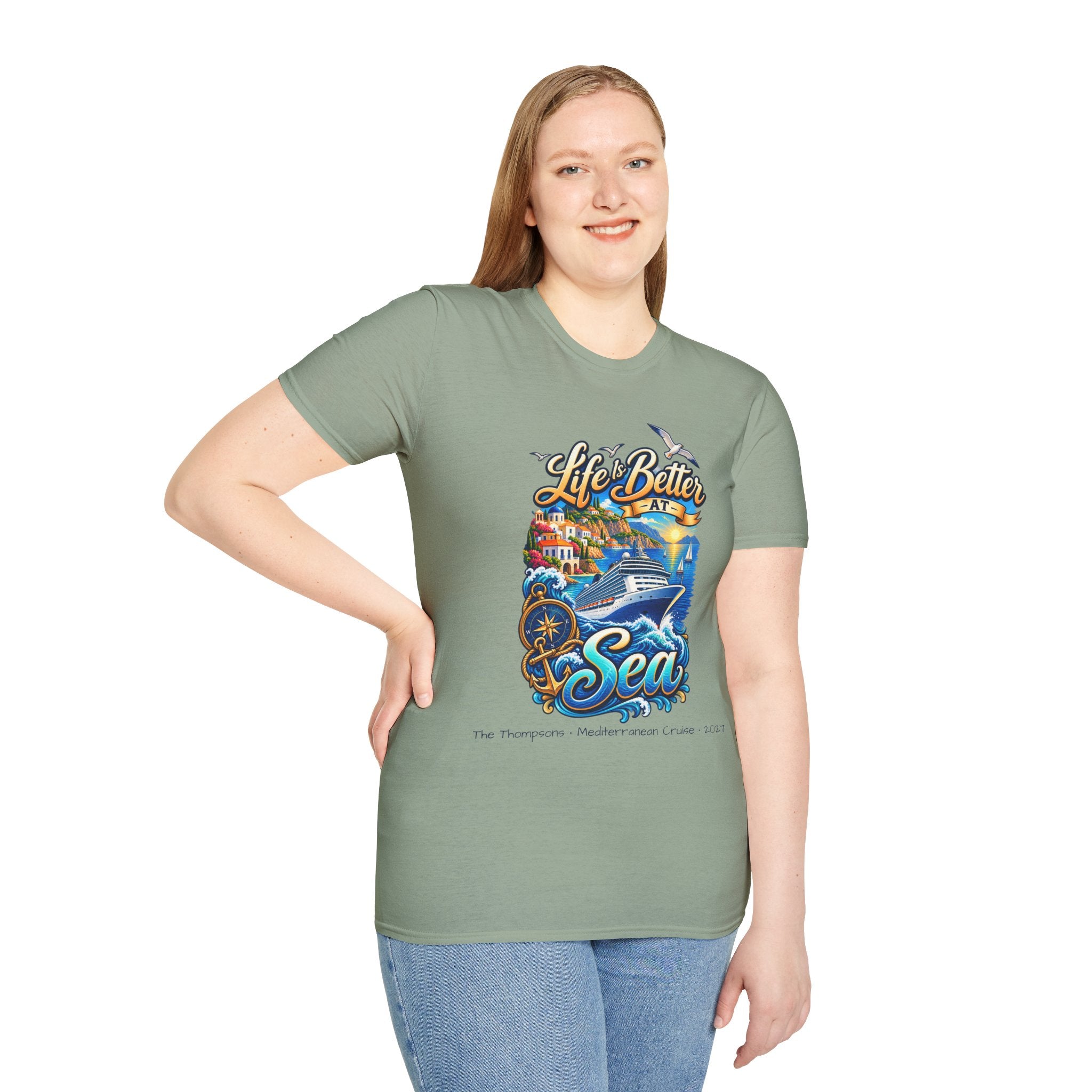 Mediterranean Cruise Life is Better at Sea Tee
